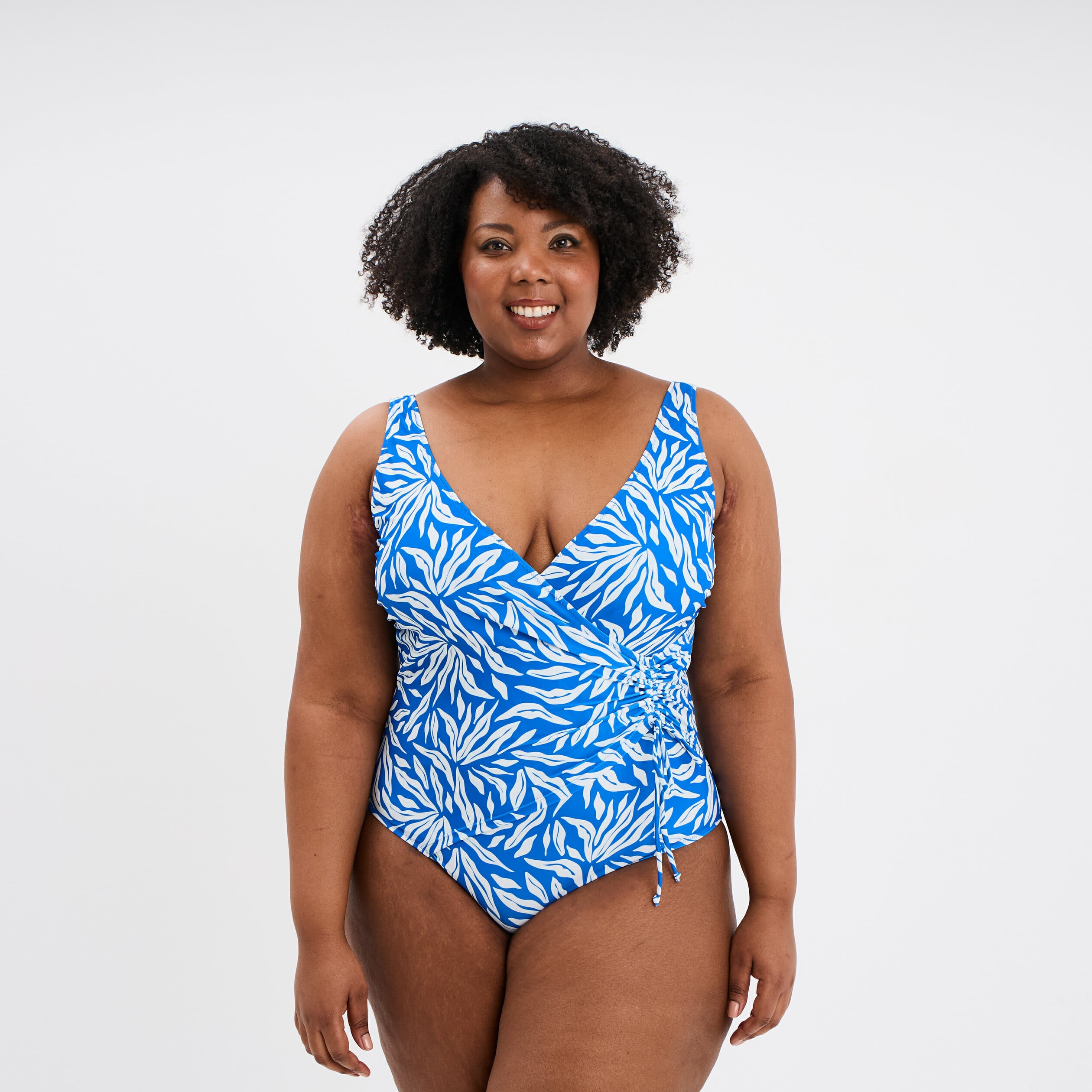 Maillot De Bain Une Pièce Femme Bleu Aqua Clair - Taille 12 - Occasion Très Bon état