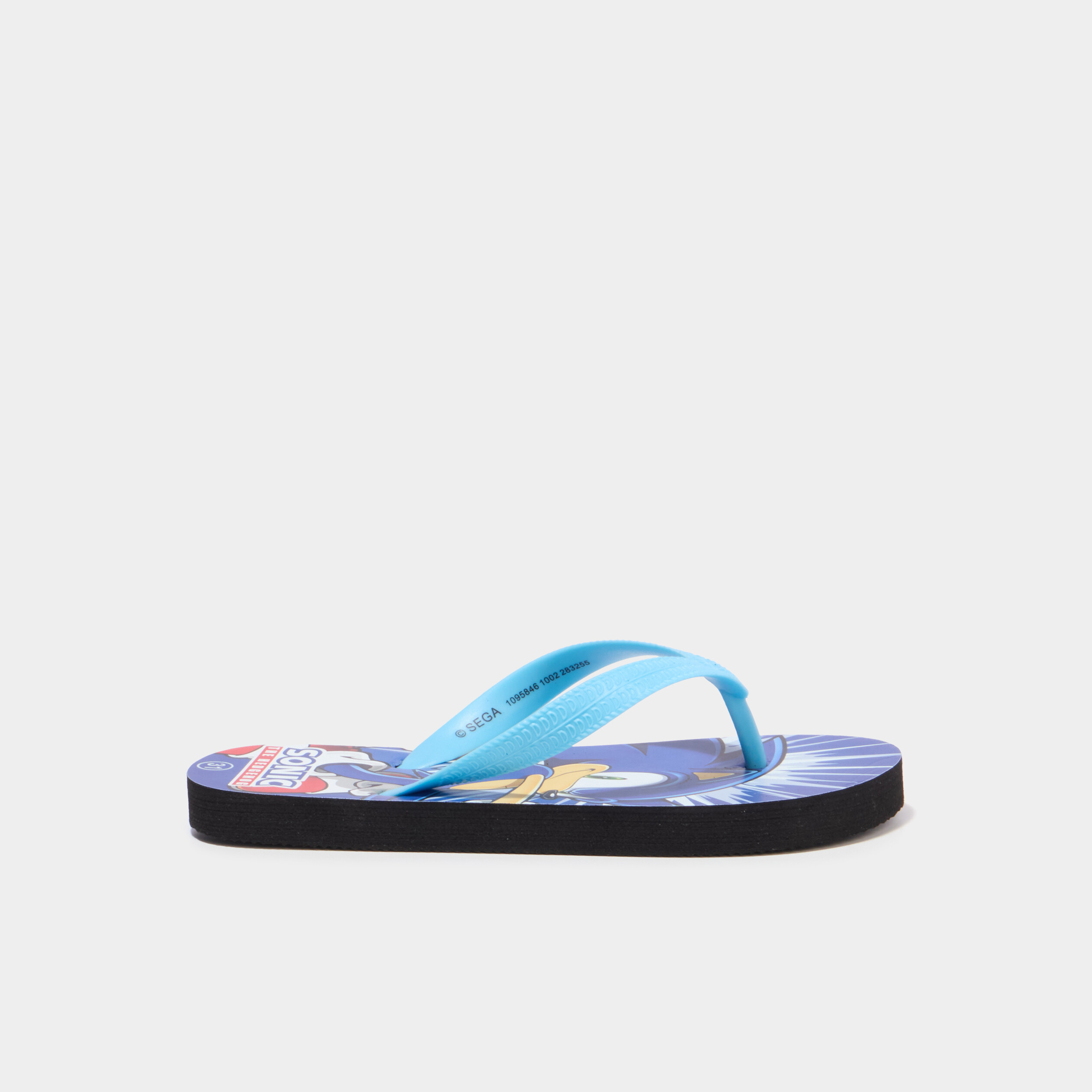 Tongs Sonic bleu gar&ccedil;on