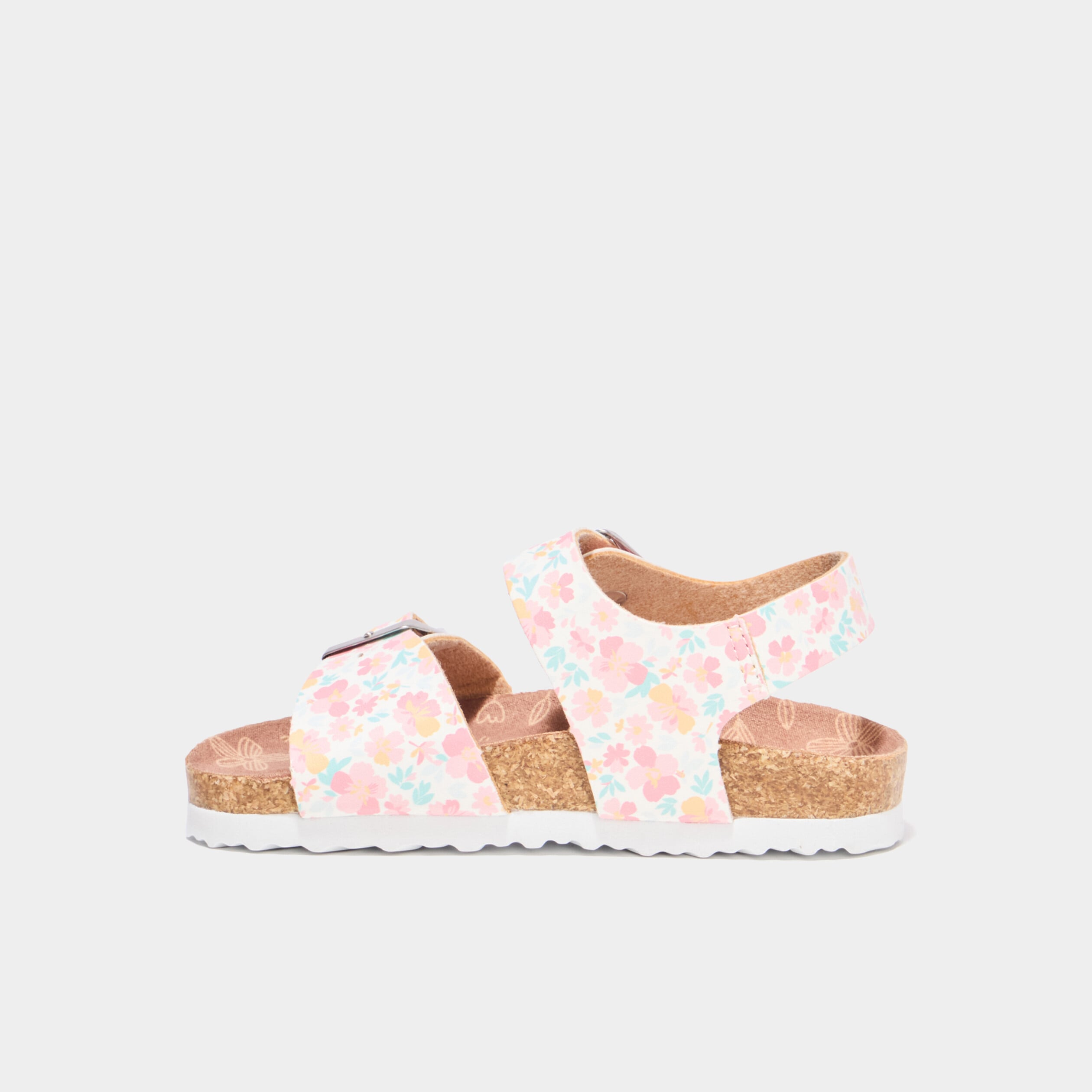 Sandales avec boucles multicolore fille