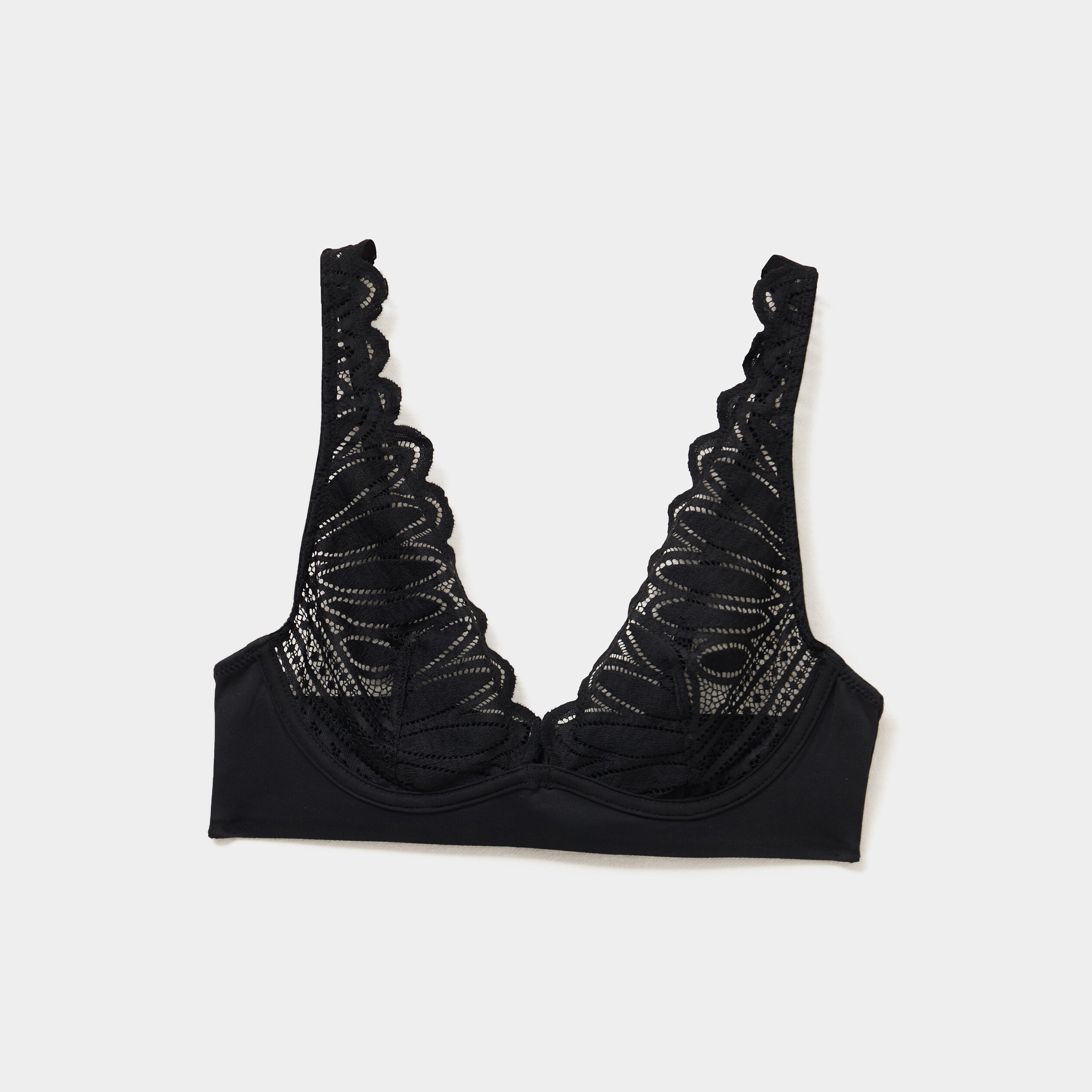 soutien gorge foulard dentelle noir femme Soutien-gorge foulard dentelle noir femme