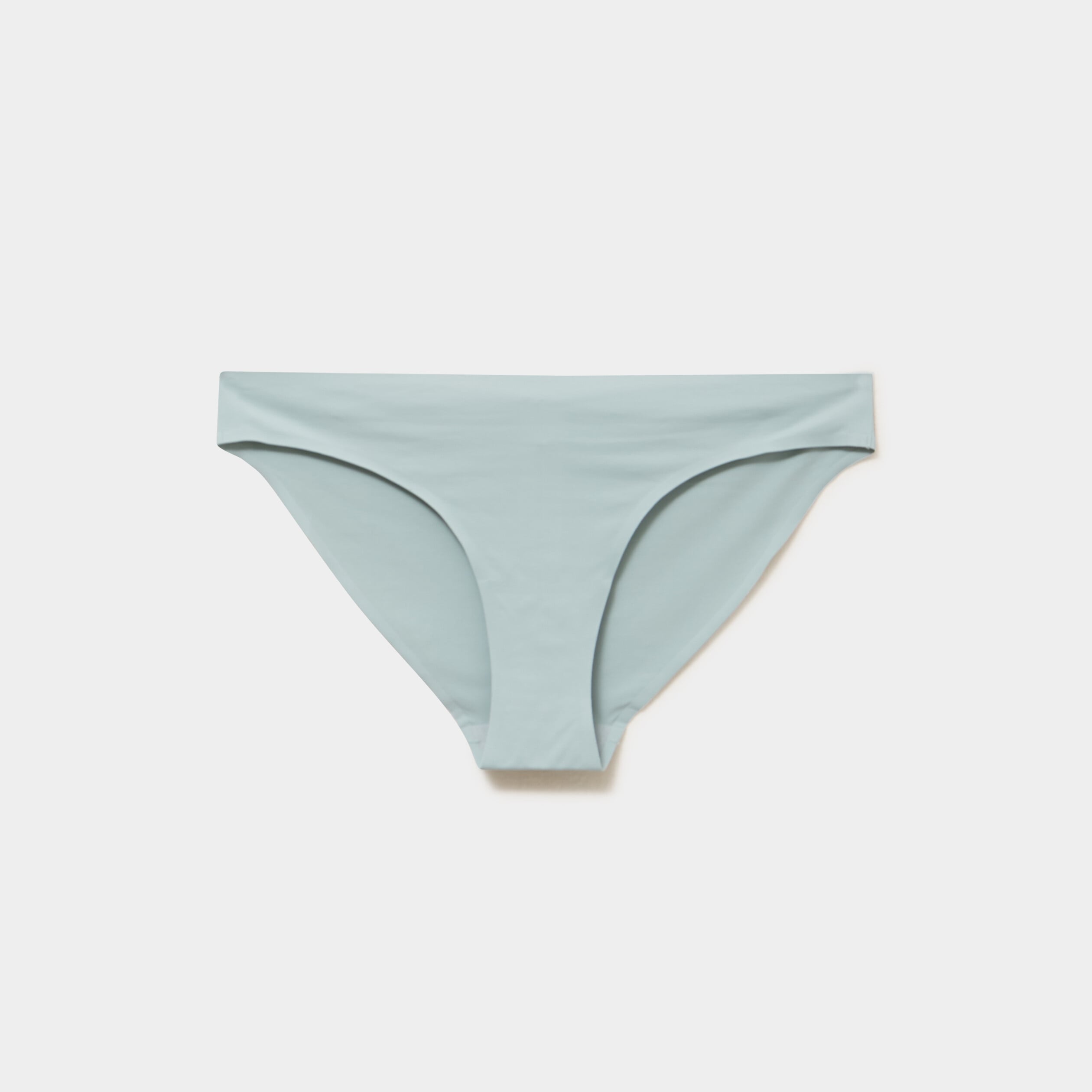 Culotte microfibre sans coutures vert clair femme