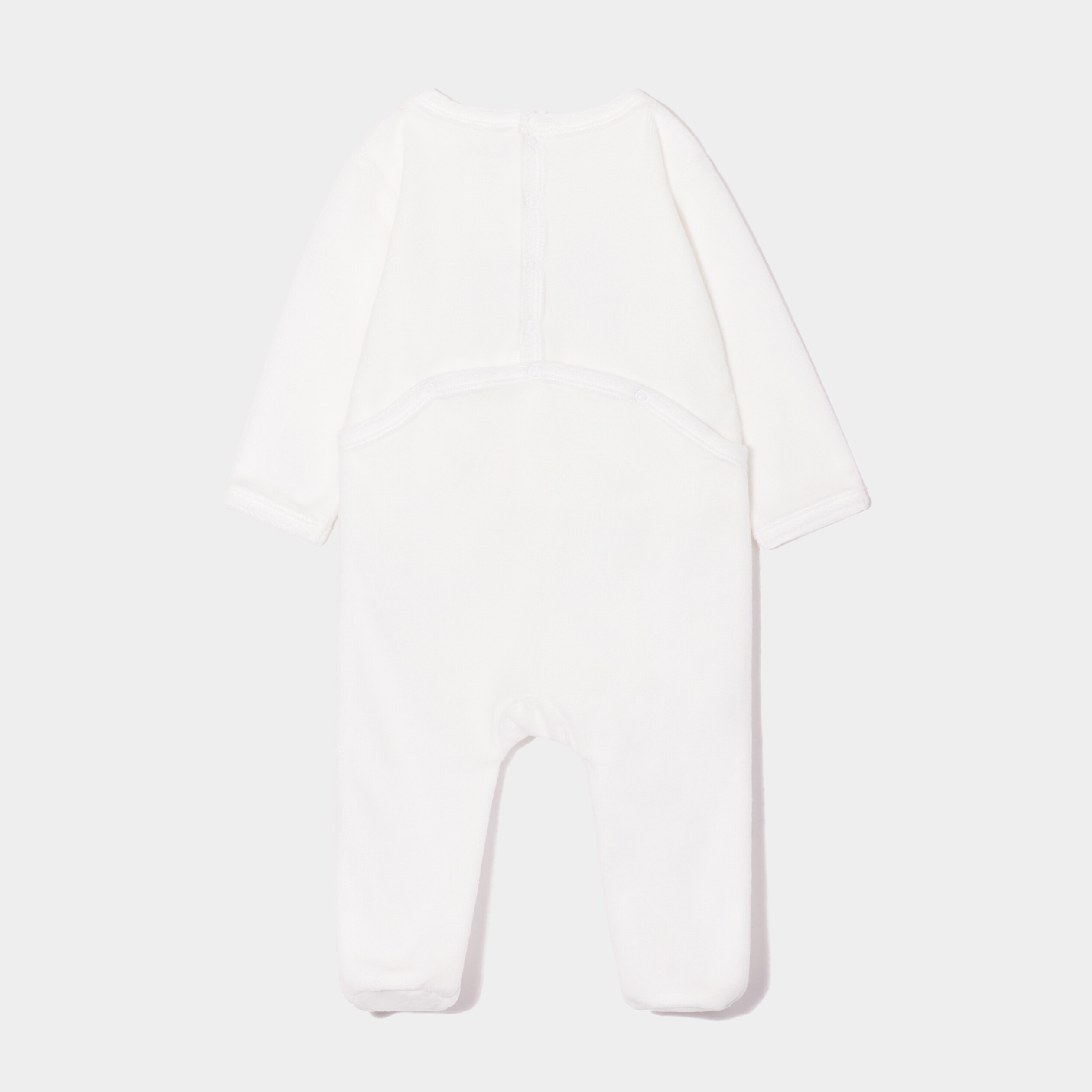 dors bien manches longues boutonne blanc bebe Dors-bien manches longues boutonné blanc bébé
