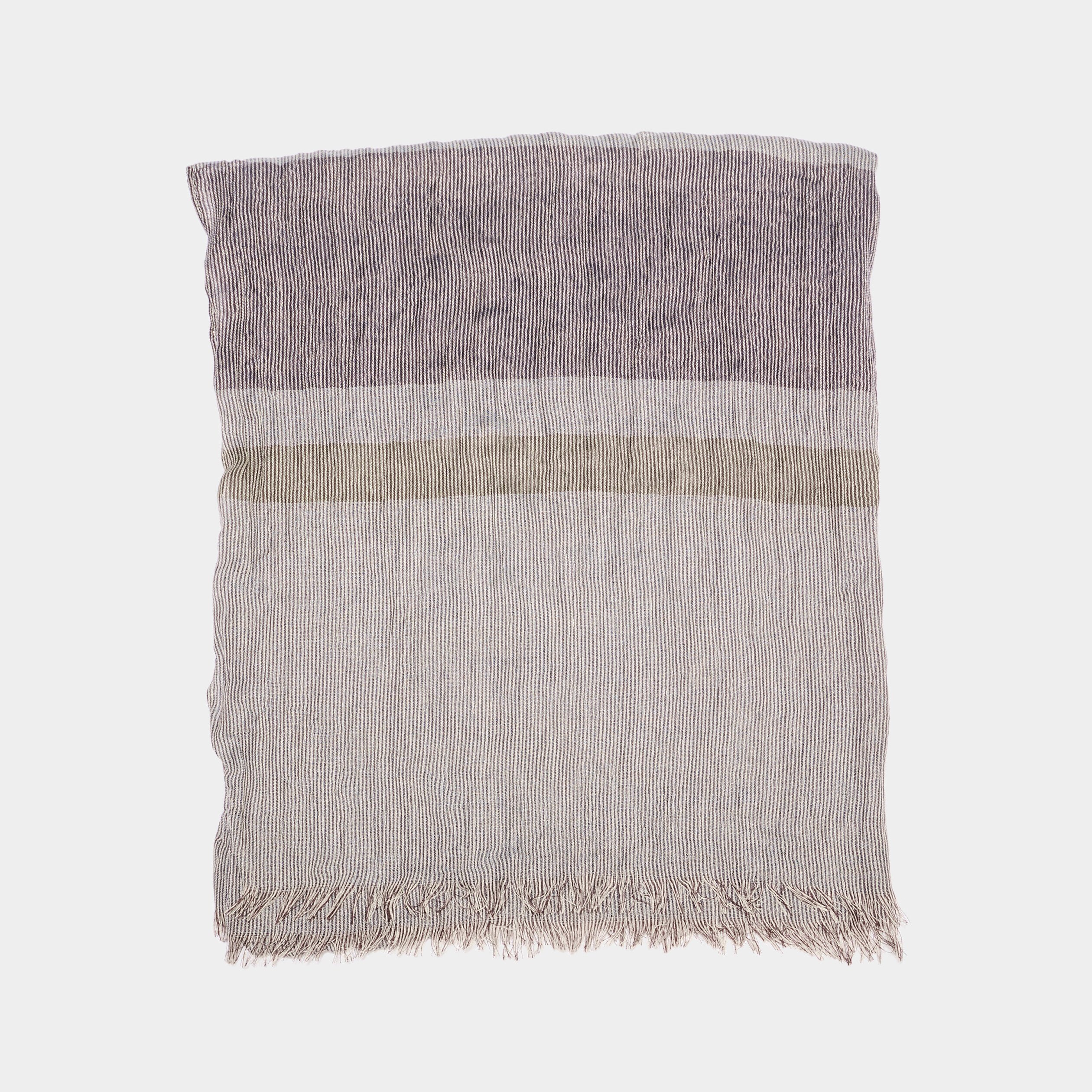 foulard a franges multicolore homme Foulard à franges multicolore homme