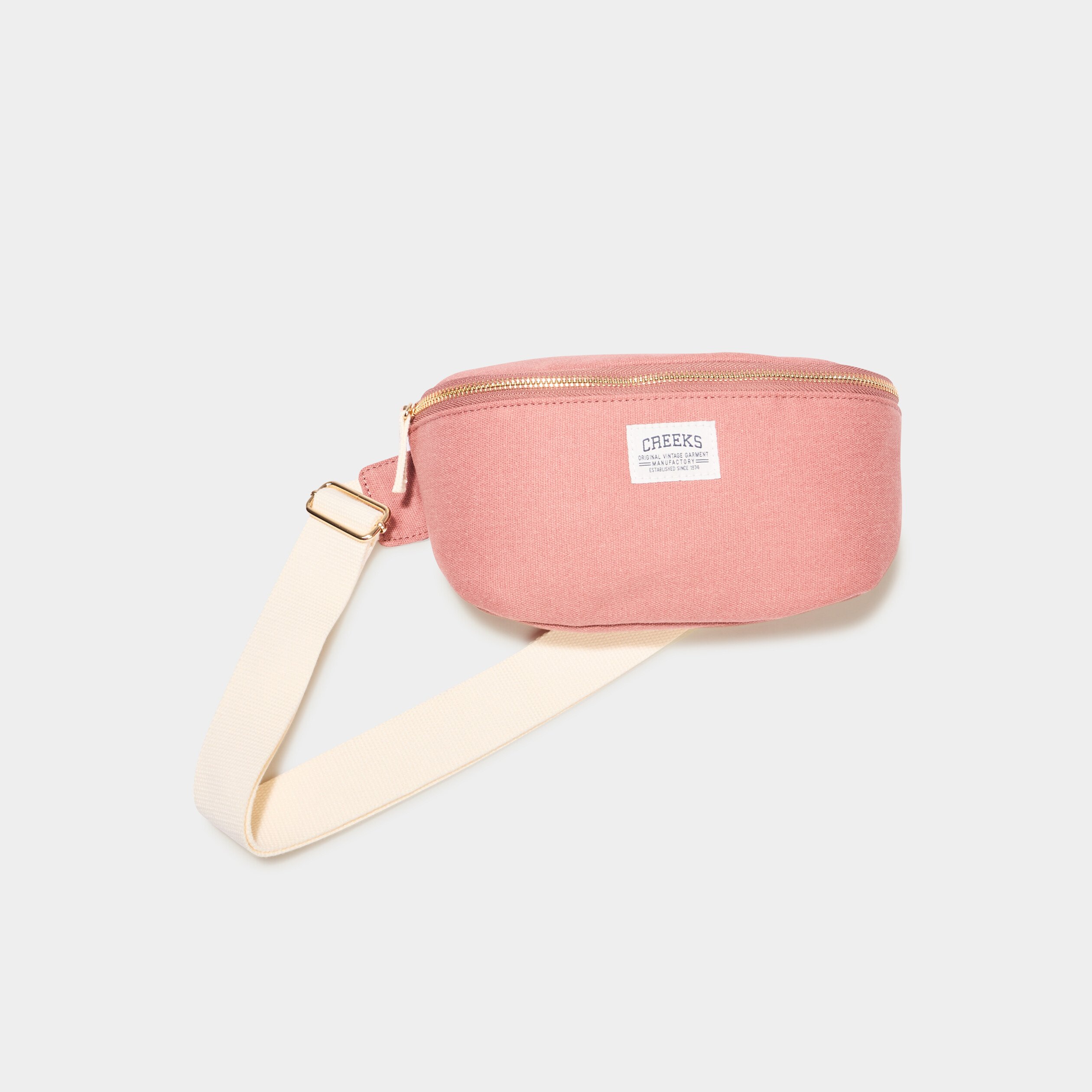 sac banane bandouliere ajustable vieux rose femme Sac banane bandoulière ajustable vieux rose femme