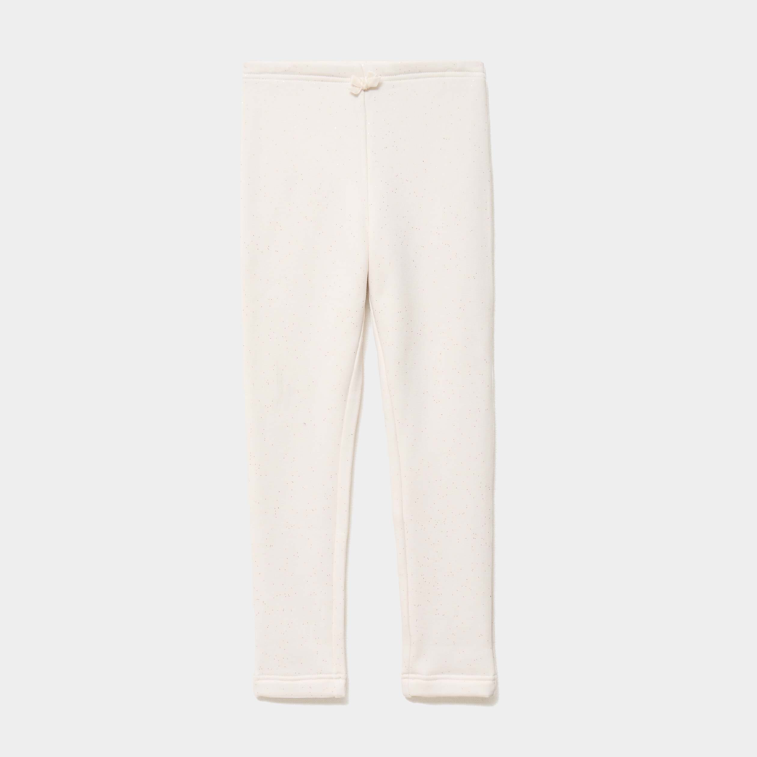 Legging doubl&eacute; chaud beige fille