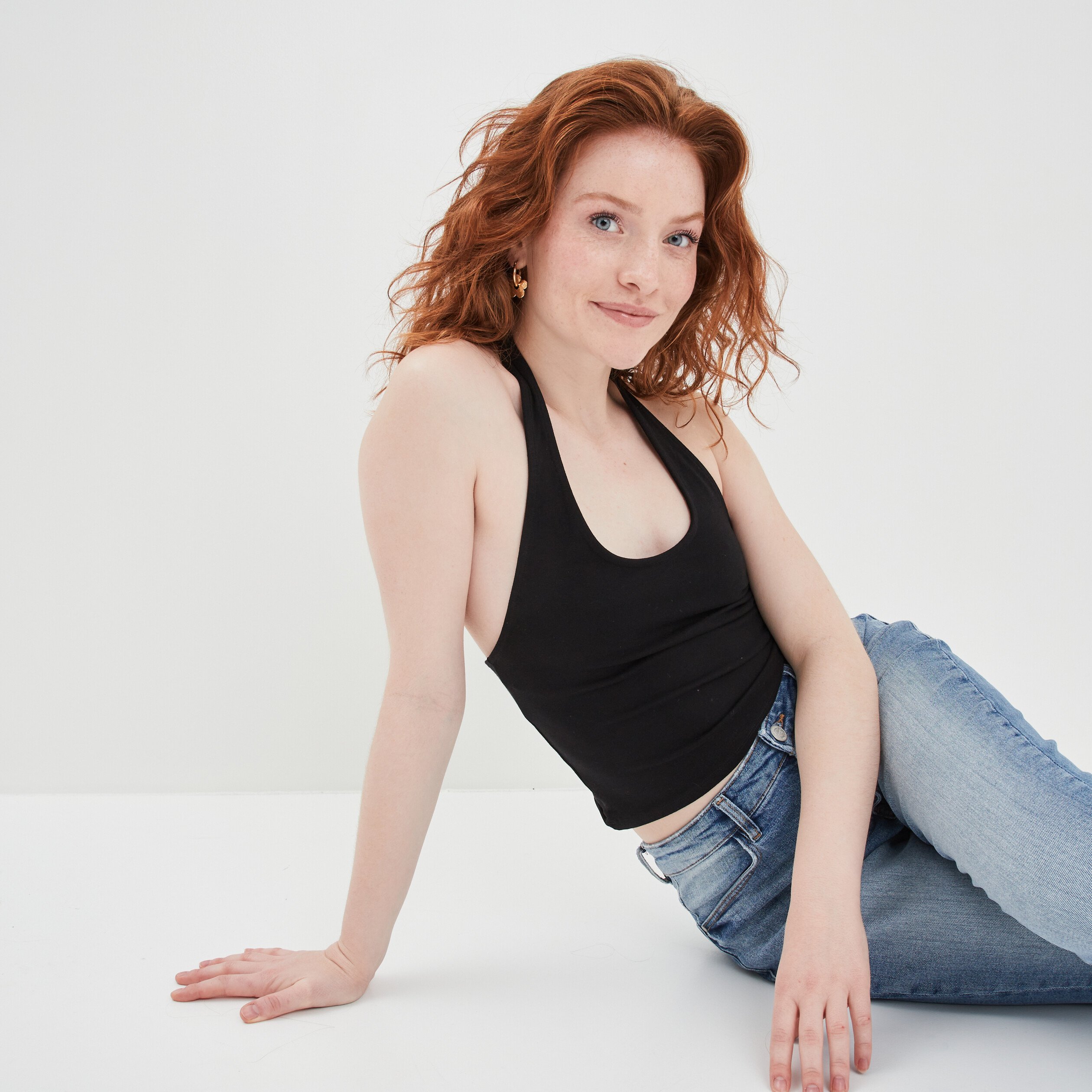 debardeur cropped dos nu creeks noir femme Débardeur cropped dos nu Creeks noir femme