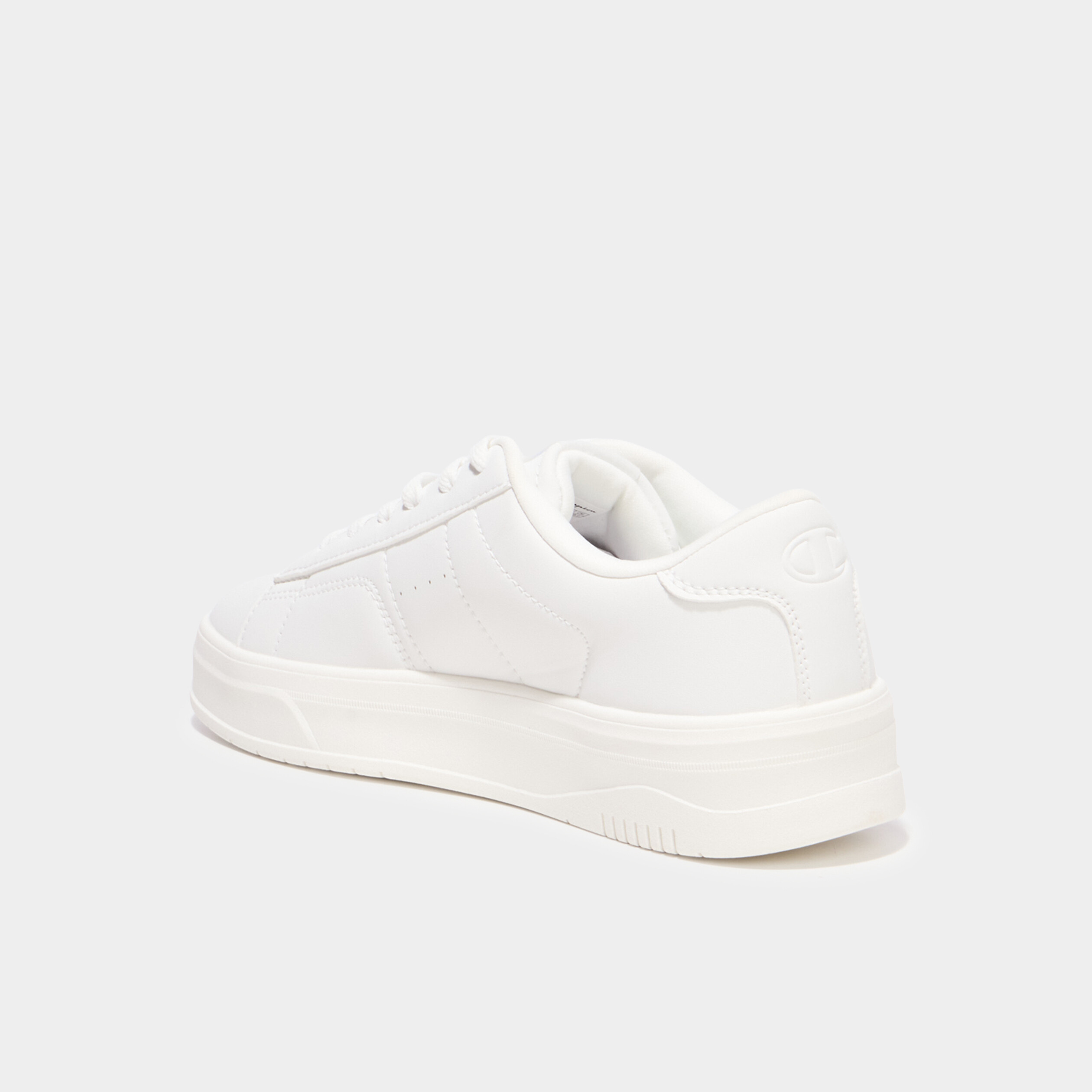 Tennis basses &agrave; lacets Champion TL23 blanc femme