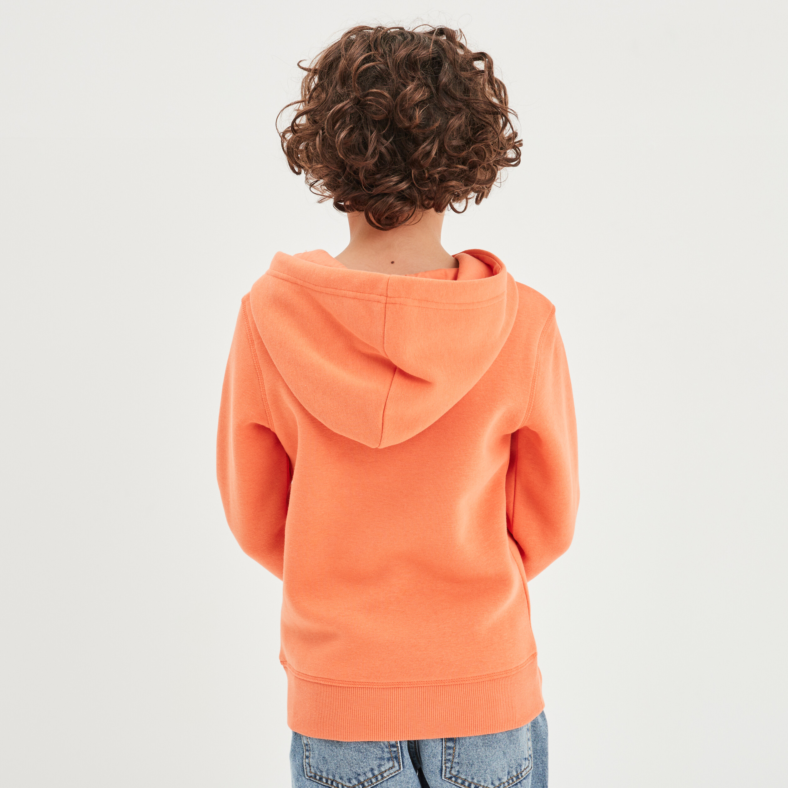 Veste Chaude à Capuche Garçon YCC - Taille 5 Ans - Orange