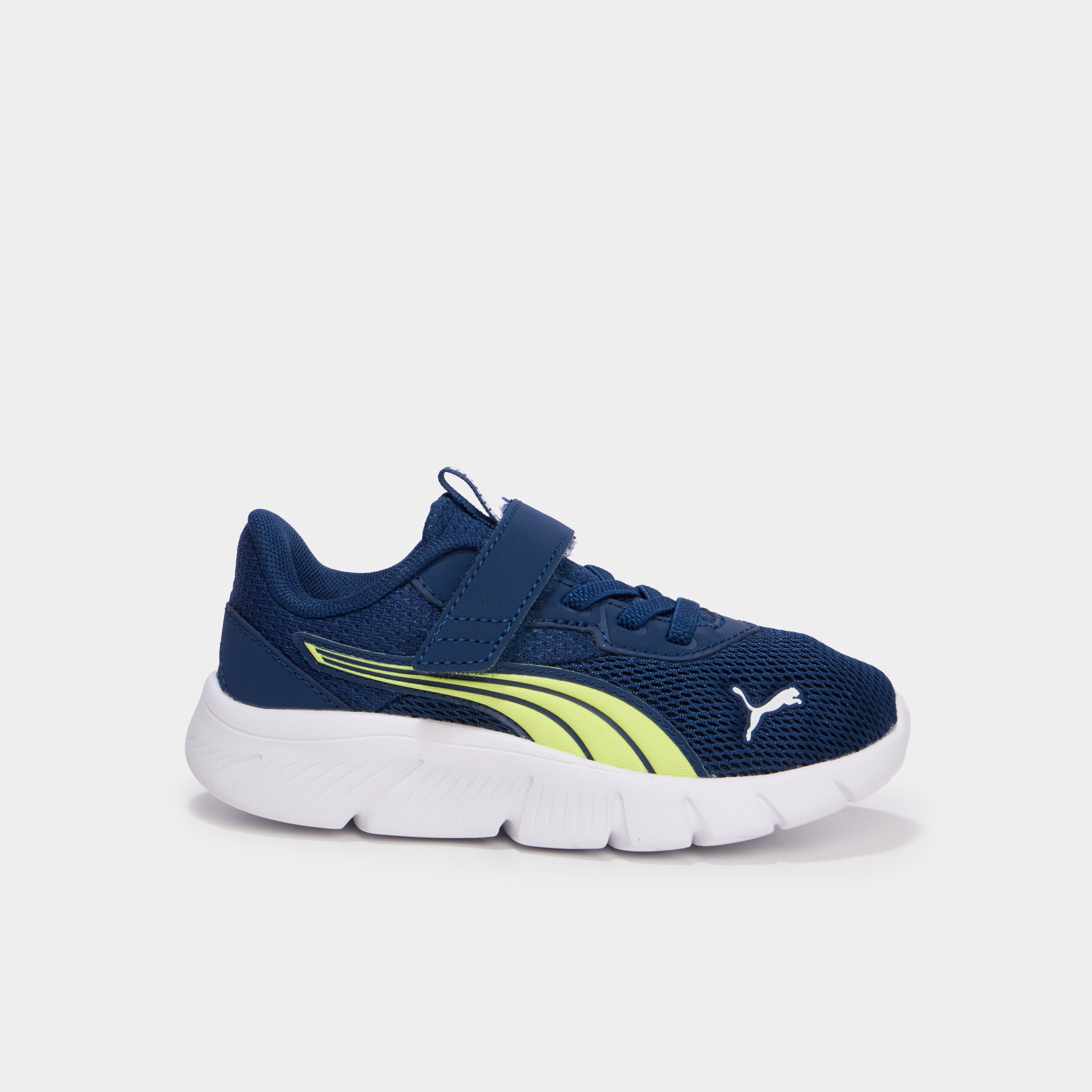 Baskets running &agrave; scratchs Puma jaune citron gar&ccedil;on