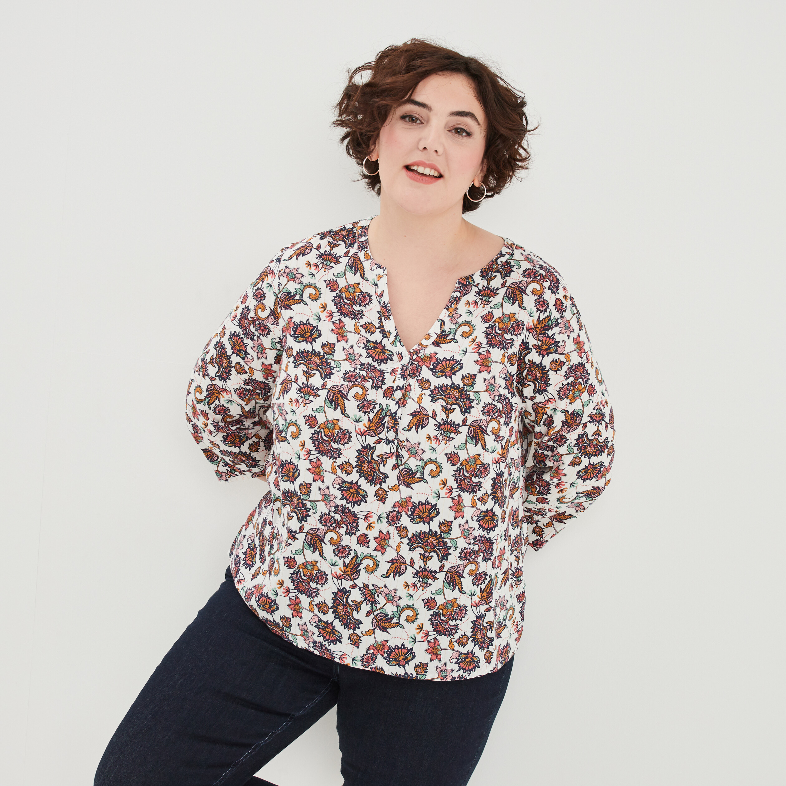 Tunique grande taille online la halle