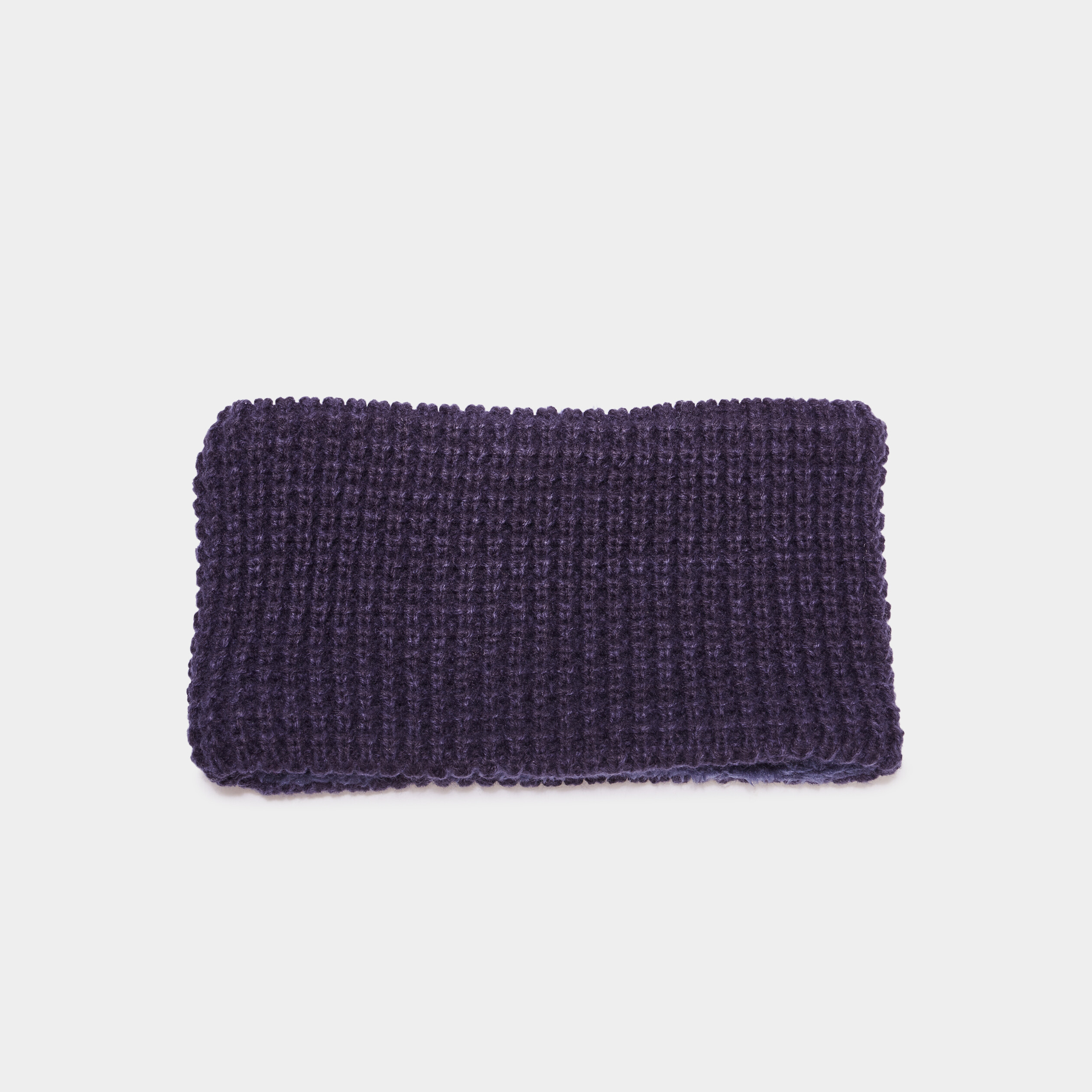 Tour de cou doublure fausse fourrure bleu marine b&eacute;b&eacute; gar&ccedil;on