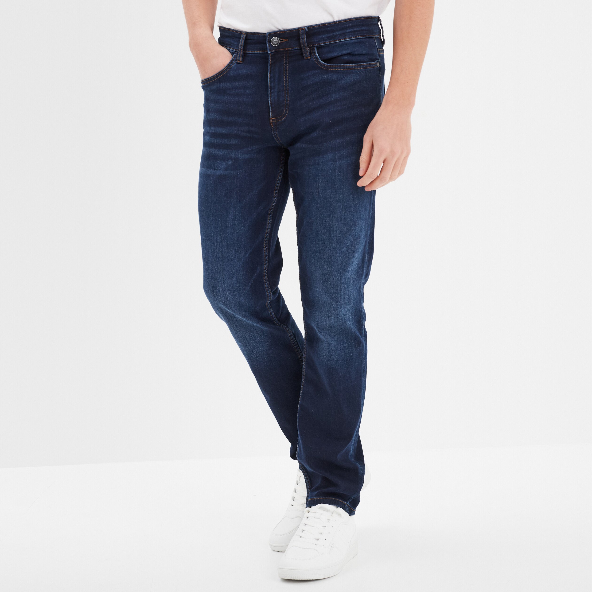Jeans regular denim used homme