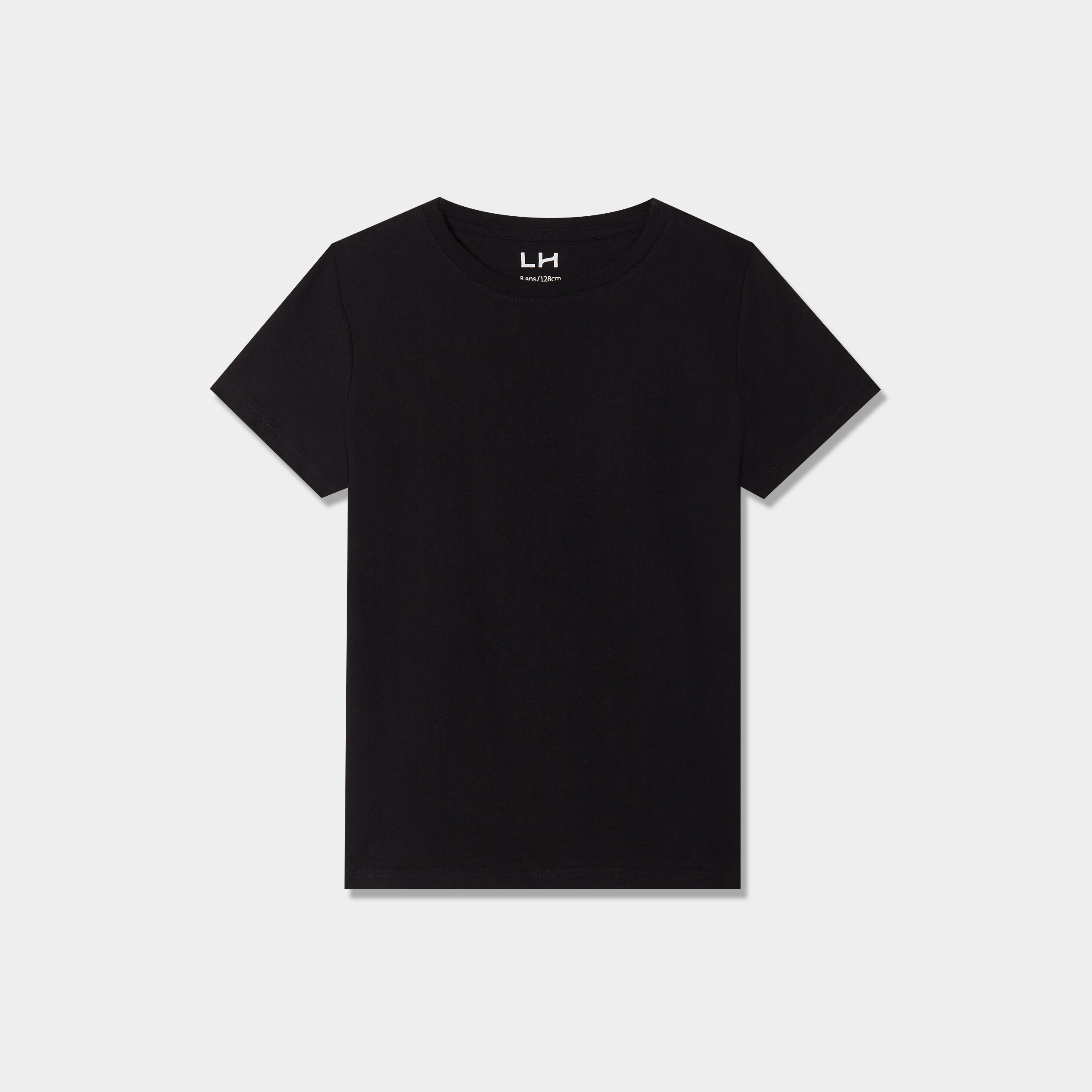 T-shirt manches courtes noir garçon