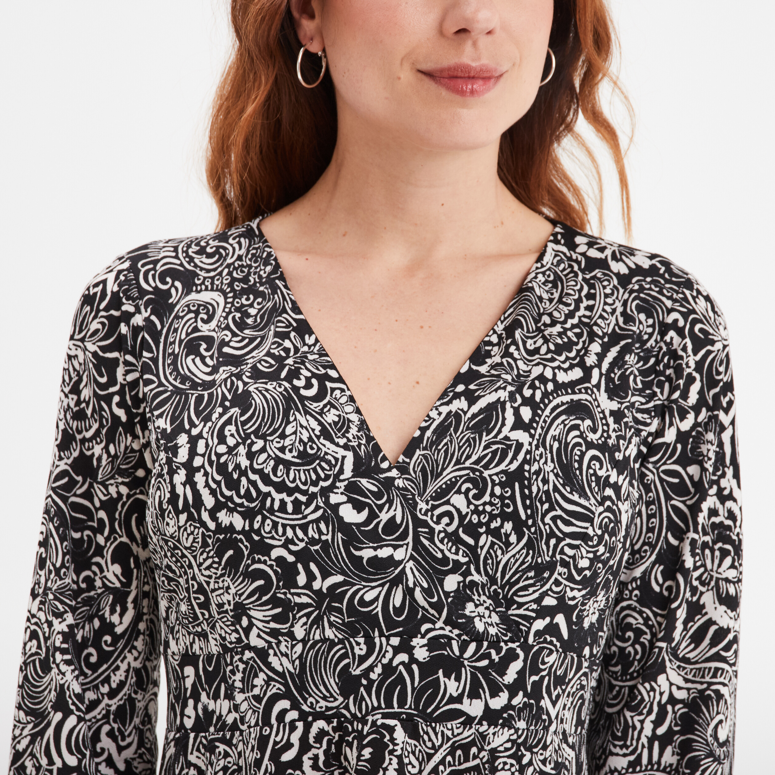 robe courte manches 34 noir femme Robe courte manches 3/4 noir femme