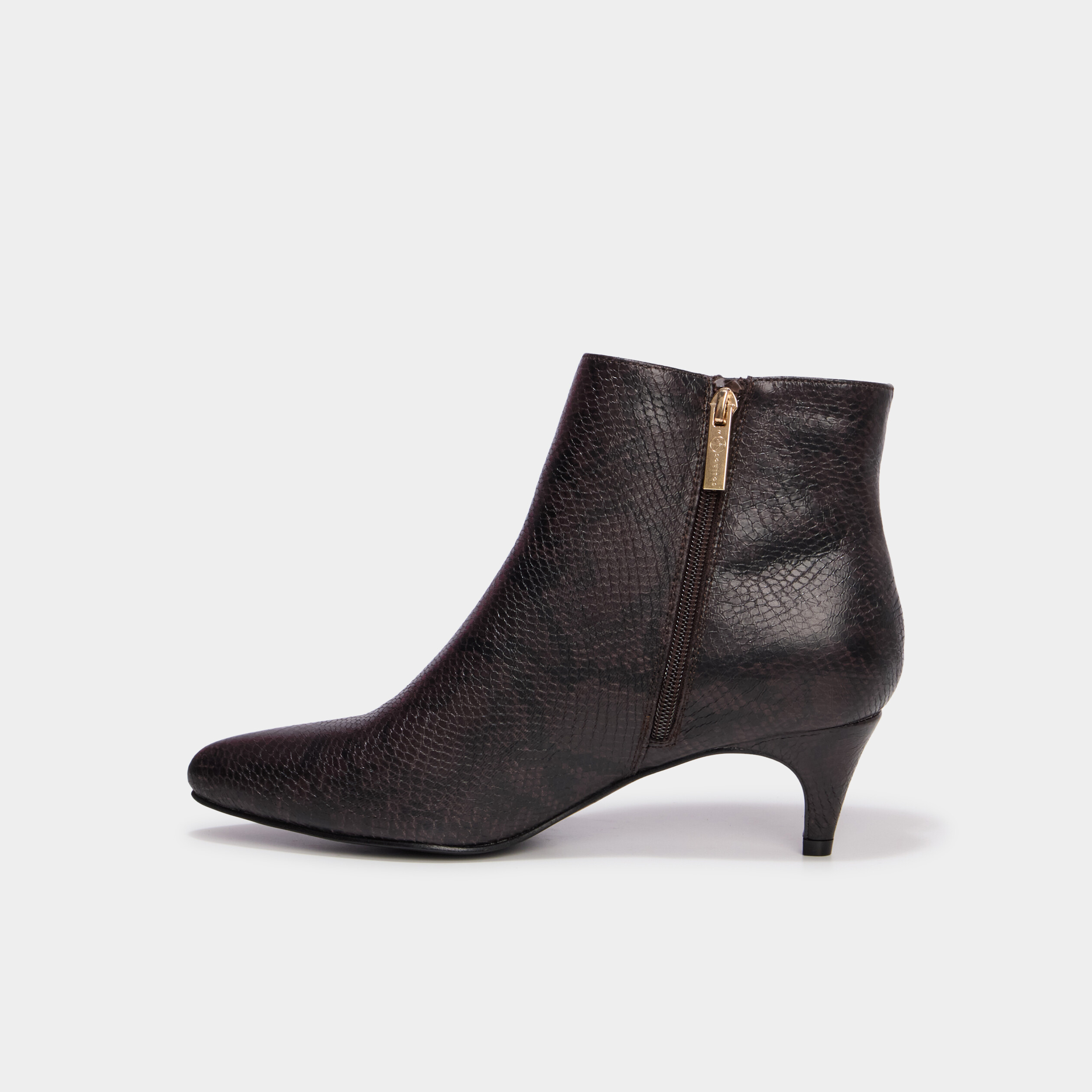 Boots vernies kitten heels multicolore femme