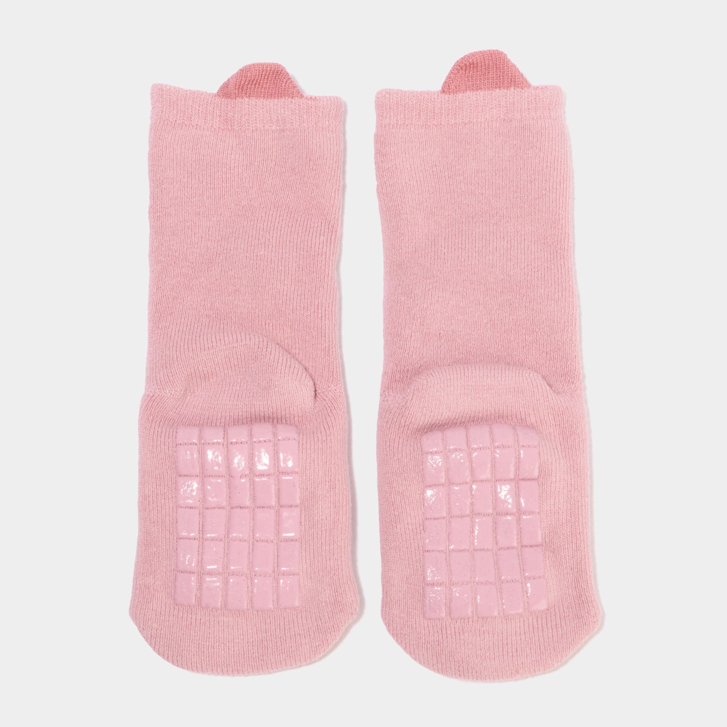 Chaussettes d'int&eacute;rieur rose b&eacute;b&eacute; fille