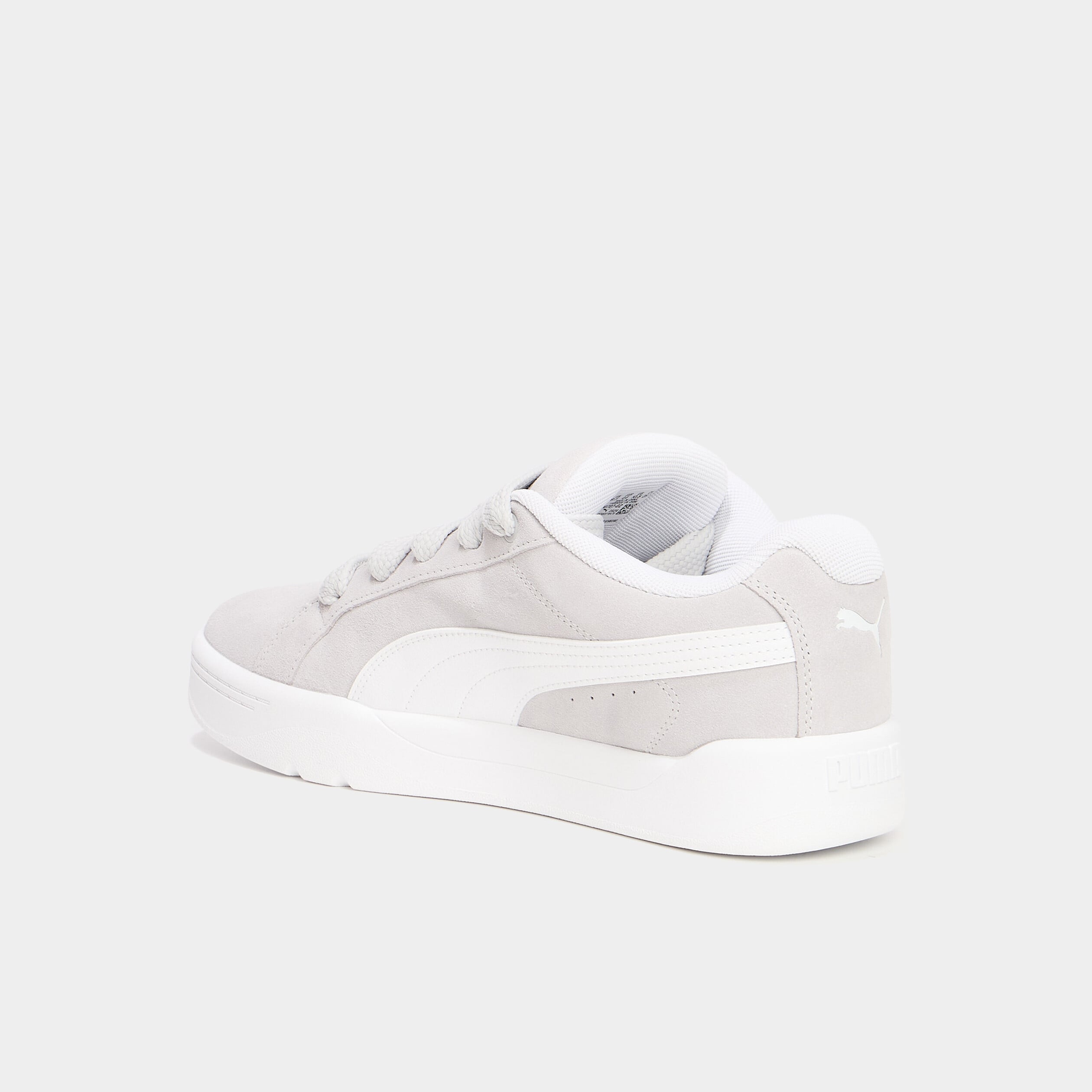 Tennis basses &agrave; lacets Puma gris homme