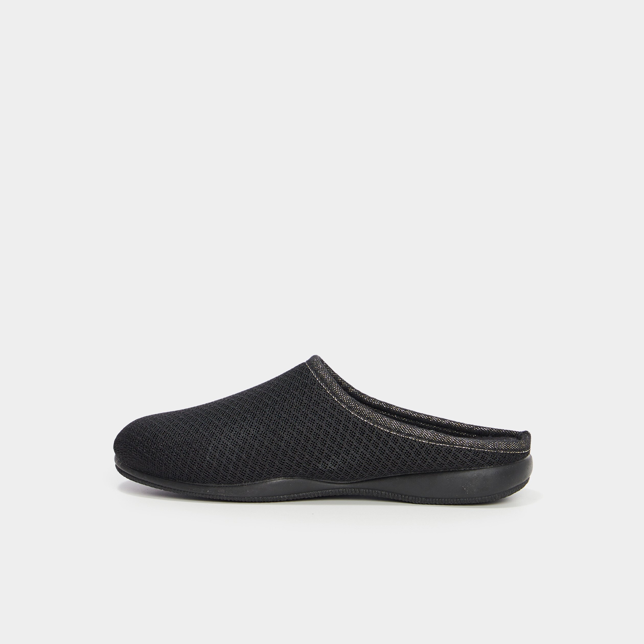 chaussons mules noir femme Chaussons mules noir femme