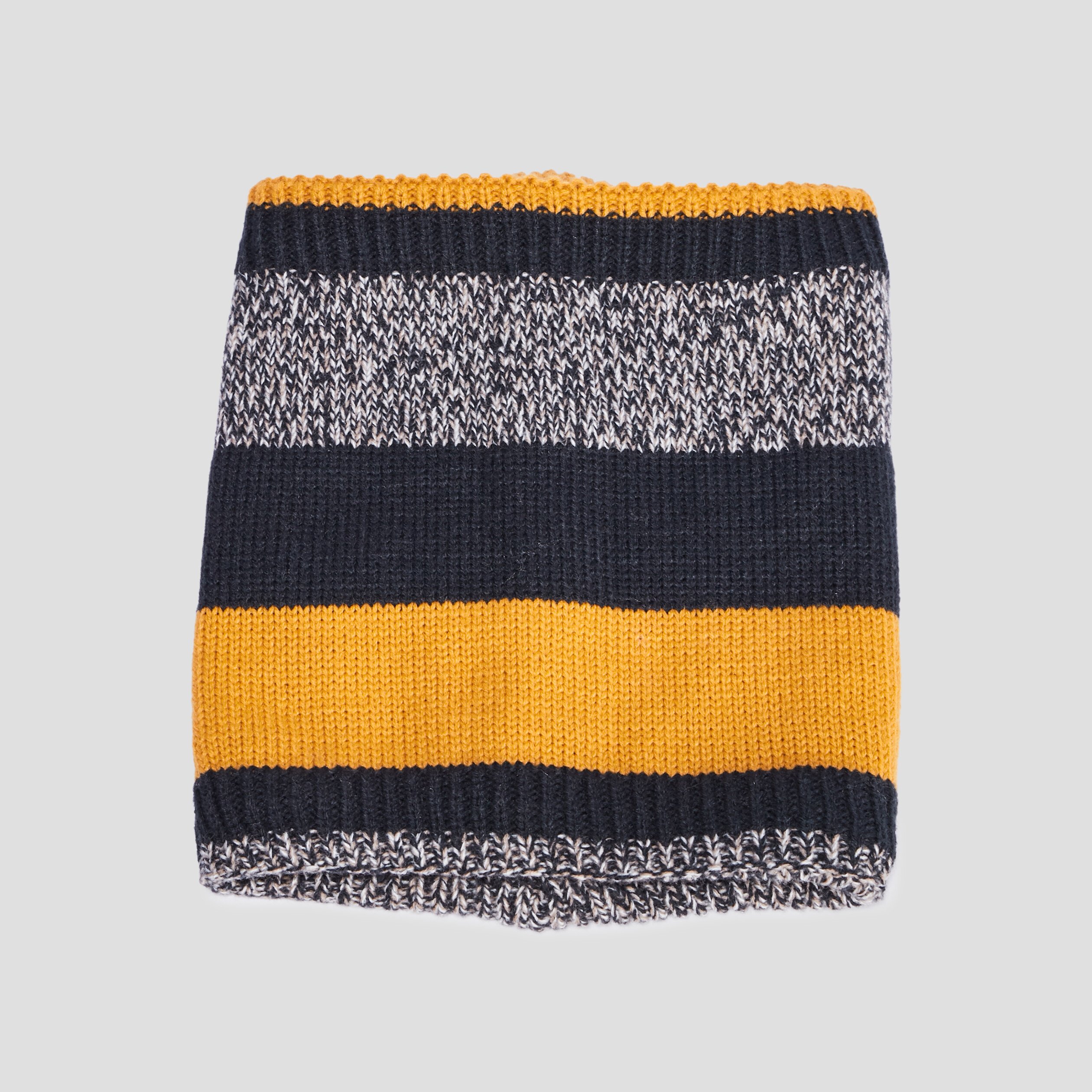 snood double jaune moutarde garcon Snood doublé jaune moutarde garçon