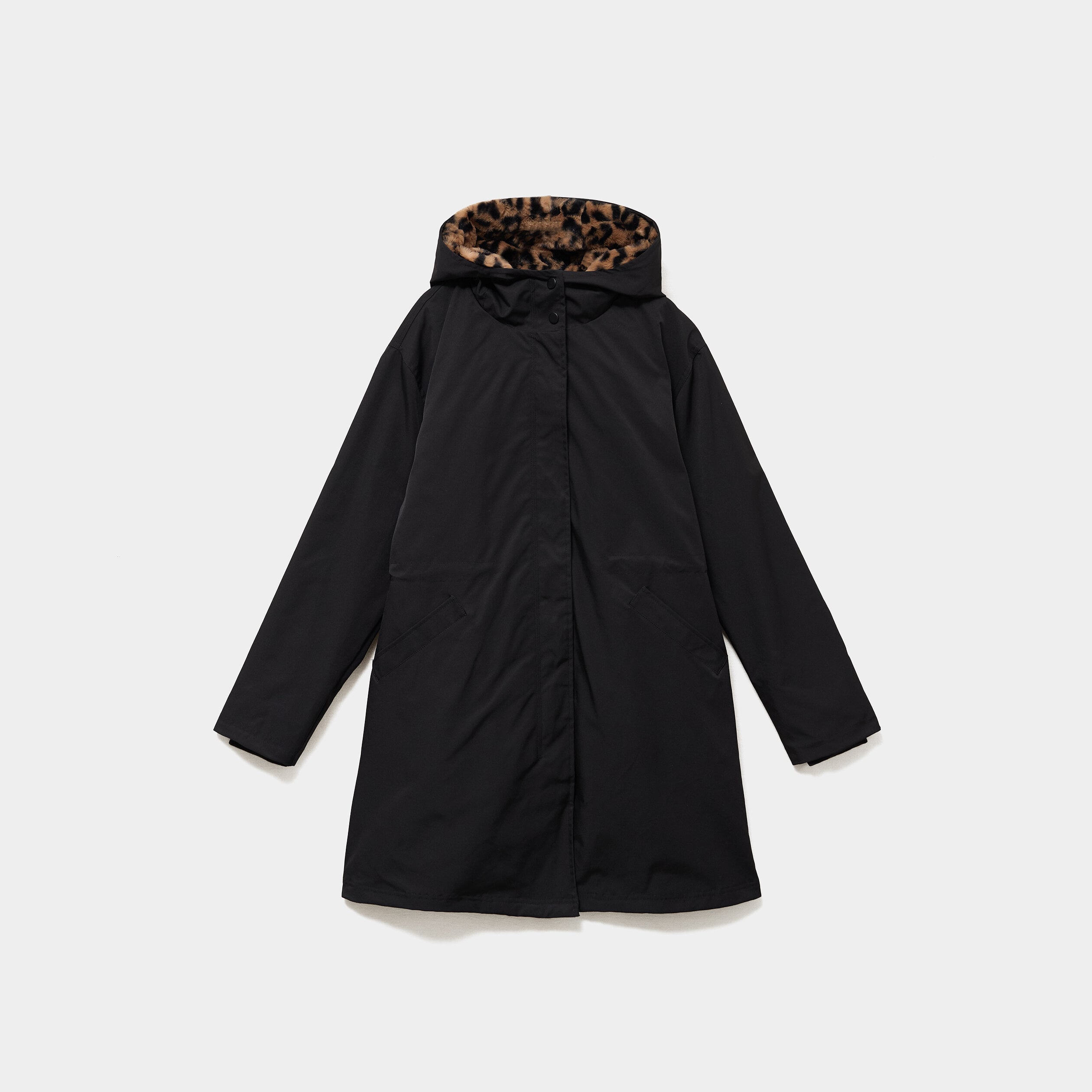 Parka 3-en-1 avec capuche amovible noir femme
