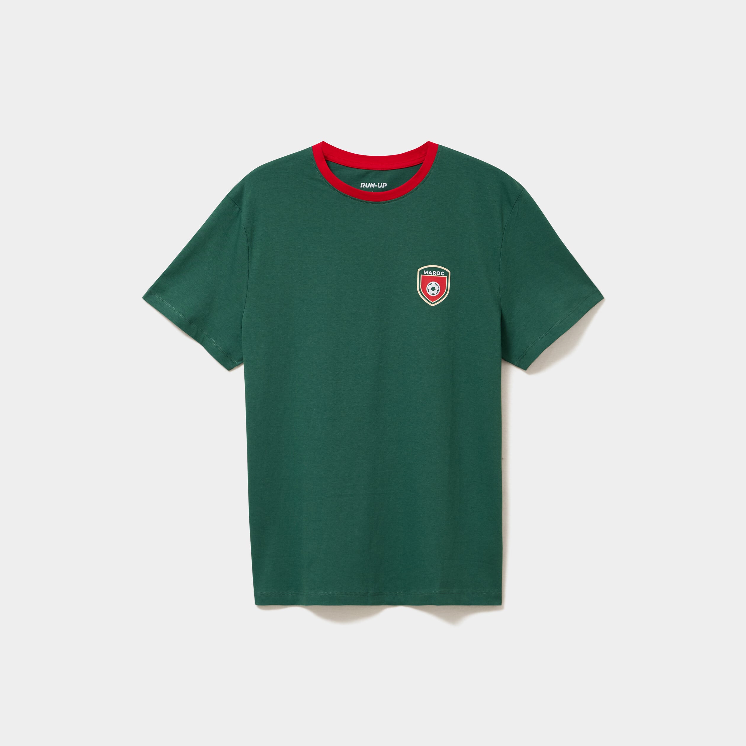 T-shirt maillot de football Maroc vert mixte