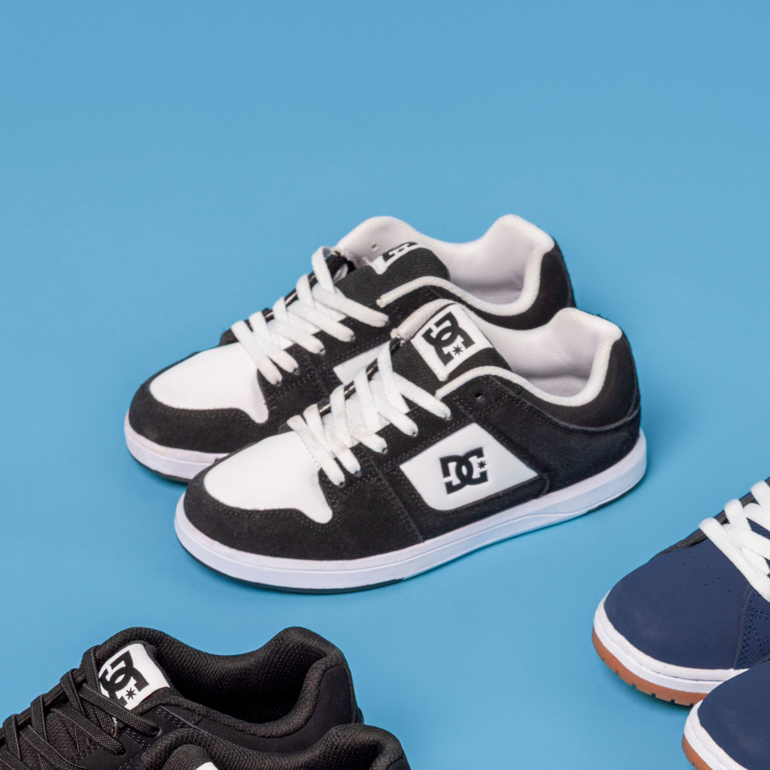 Tennis basses cuir &agrave; lacets noir gar&ccedil;on