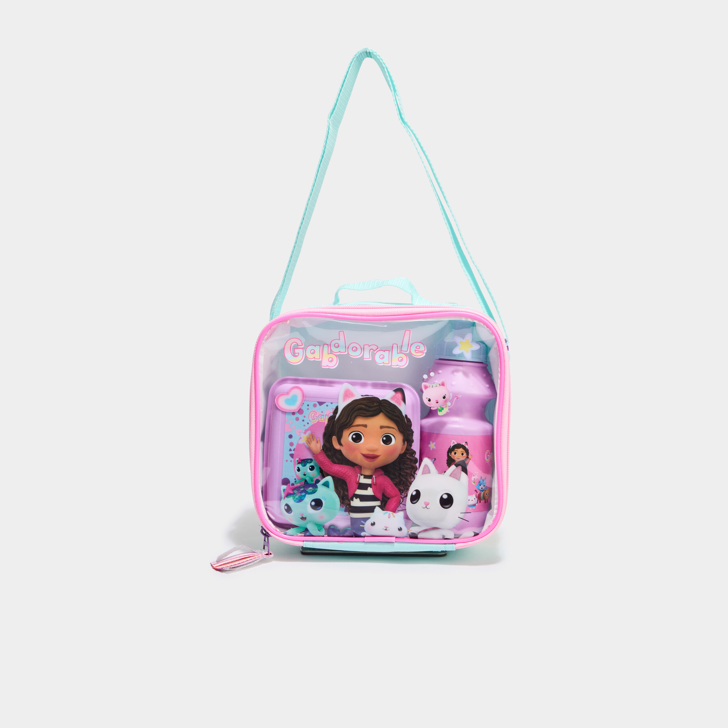 Sac lunchbox gourde Gabby maison magique multicolore fille