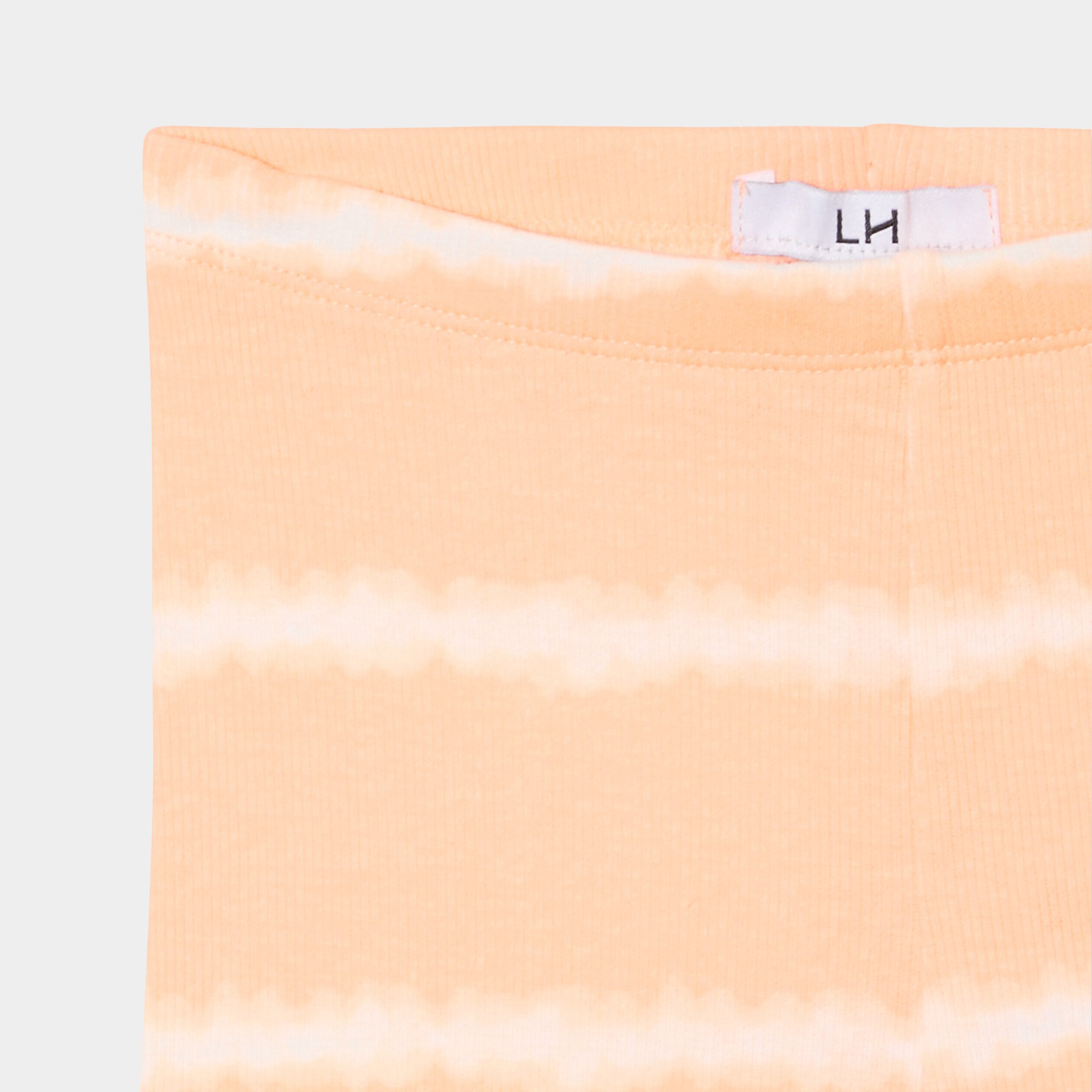 legging cycliste cotele coton orange fluo fille Legging cycliste côtelé coton orange fluo fille