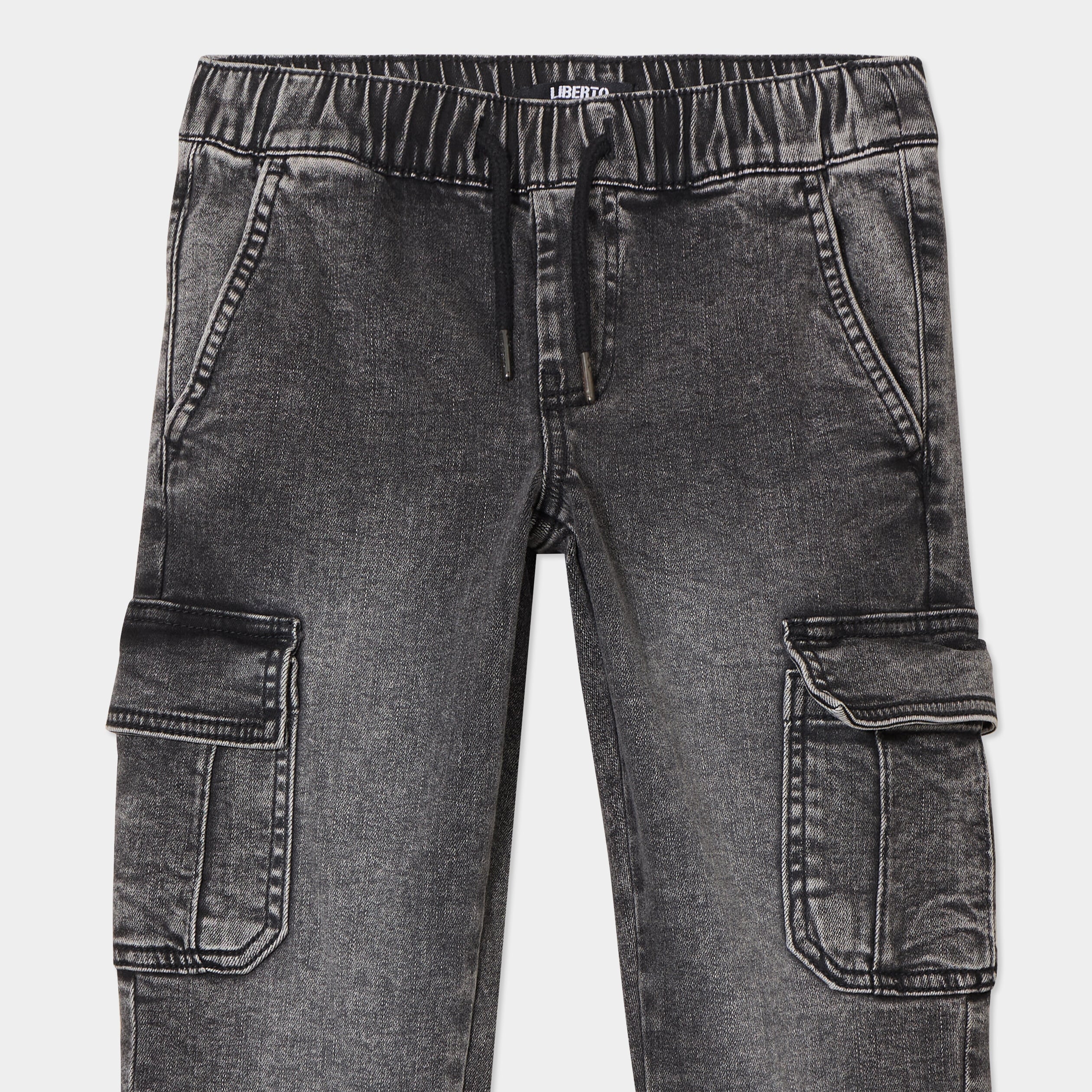 Jeans battle bas resserr&eacute; denim noir gar&ccedil;on