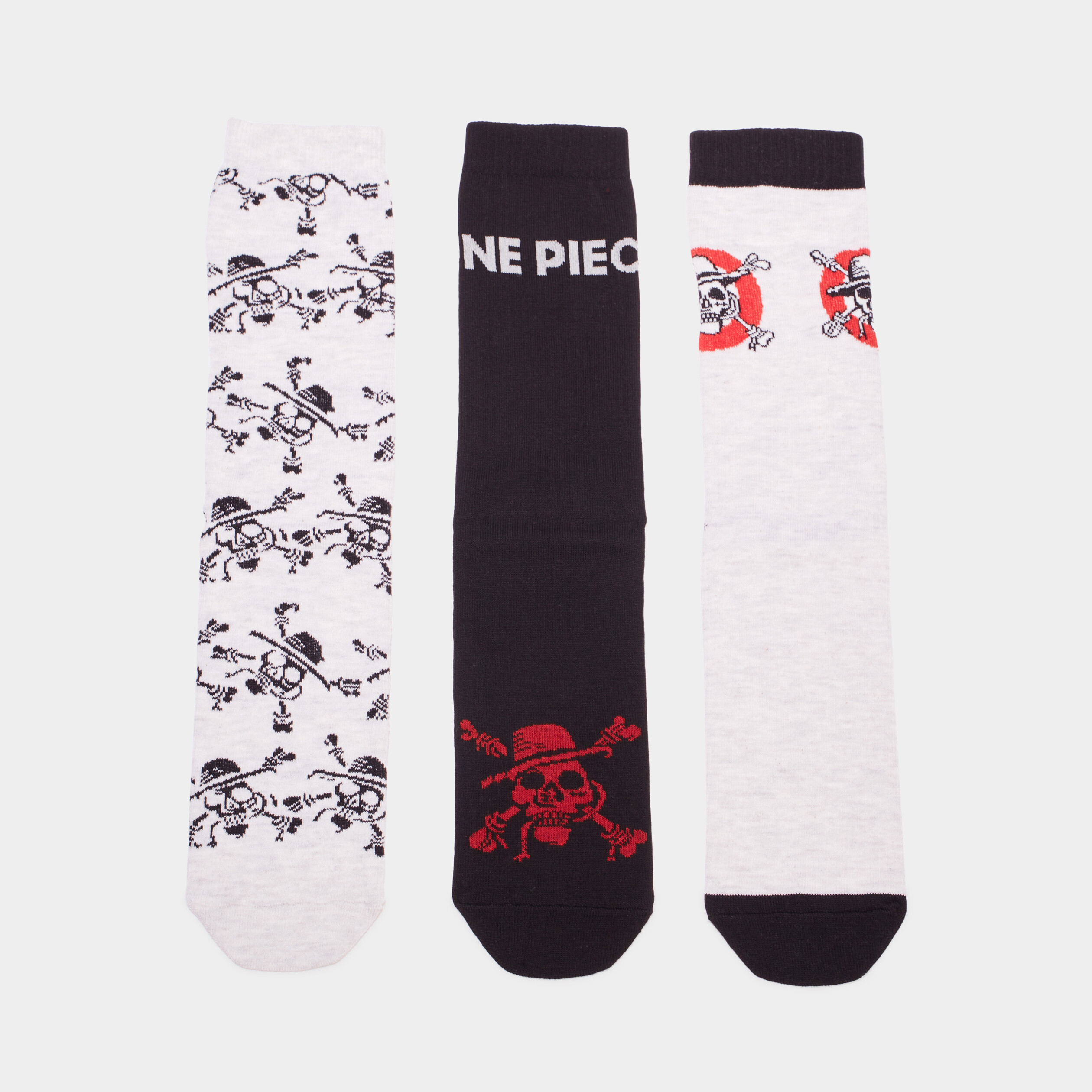 lot de 3 paires chaussettes one piece noir homme Lot de 3 paires chaussettes One Piece noir homme