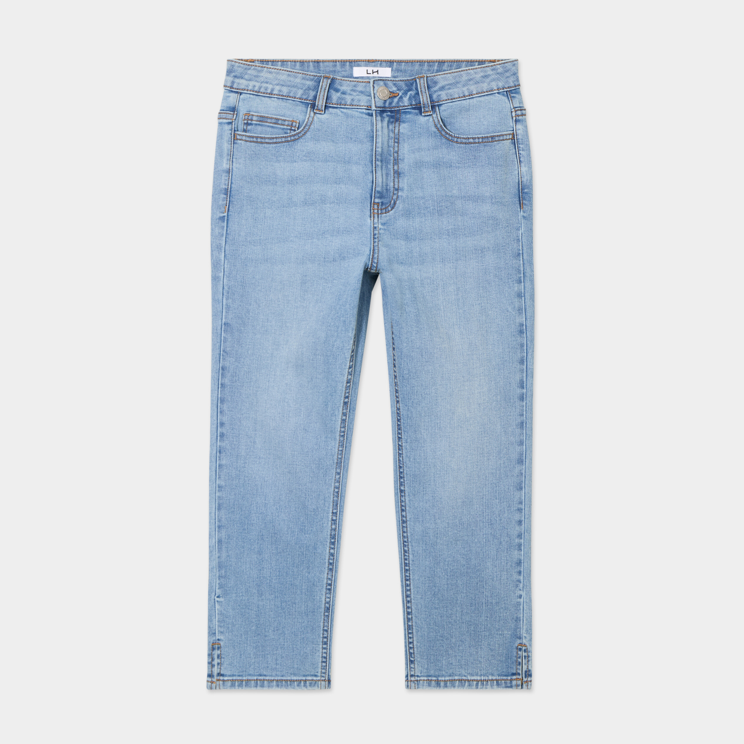 corsaire slim en jean denim double stone femme Corsaire slim en jean denim double stone femme