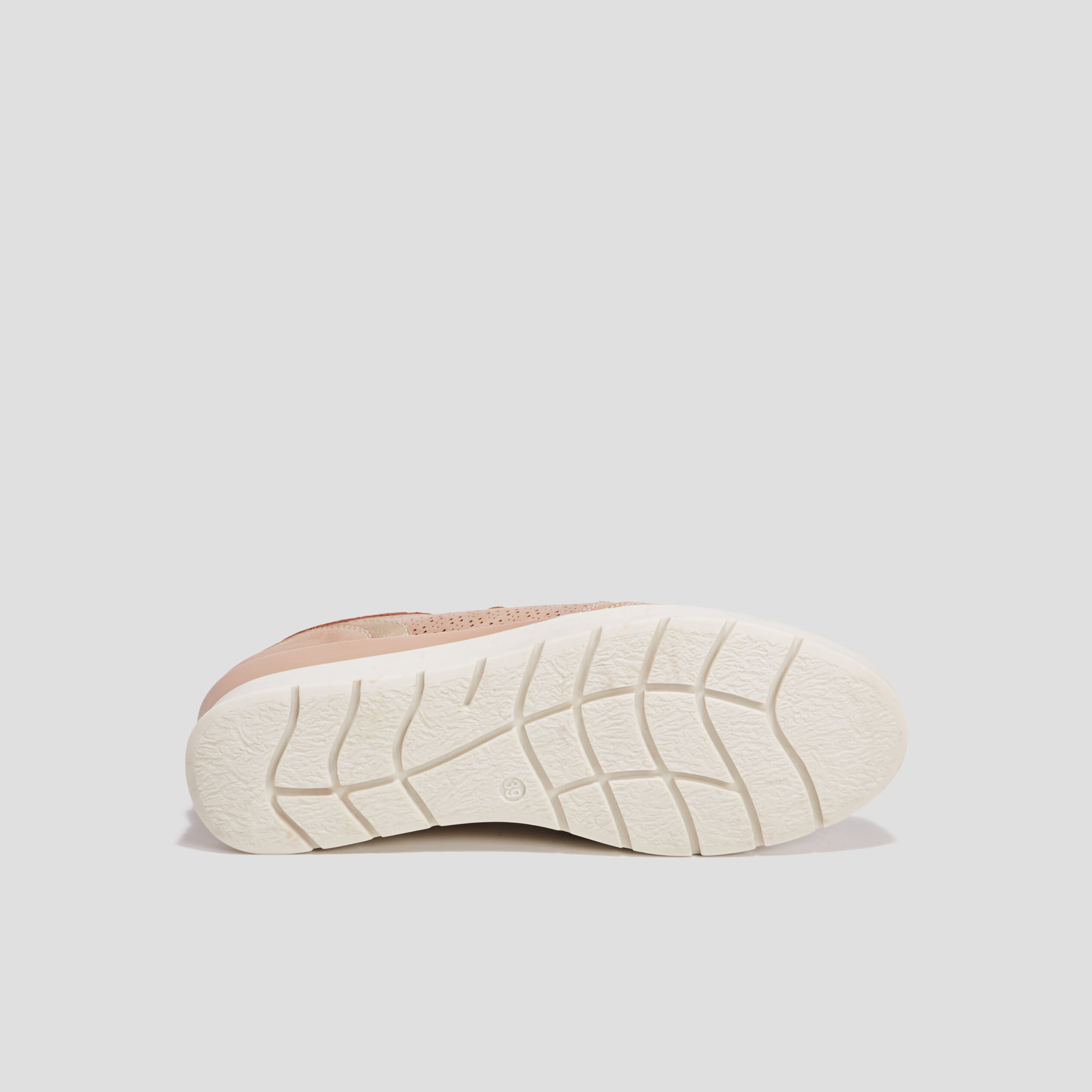 Tennis &agrave; lacets zipp&eacute;es rose femme
