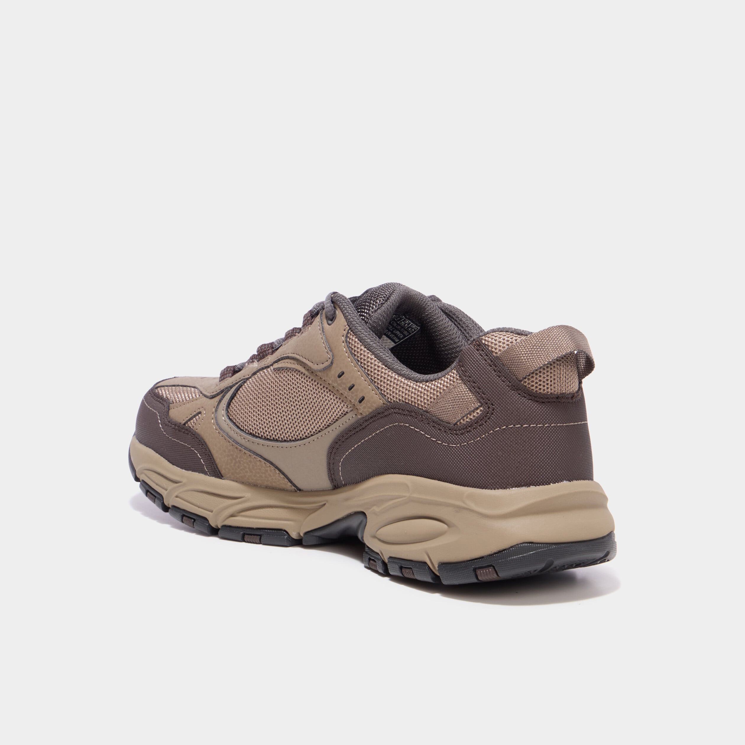 Baskets running semelle m&eacute;moire de forme sable homme