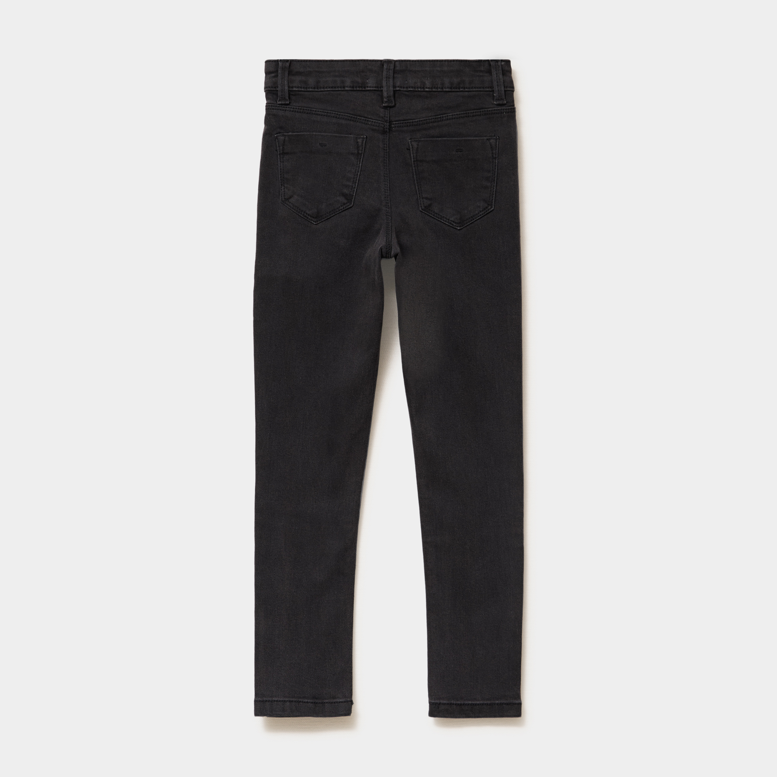 Jeans skinny 5 poches denim noir fille