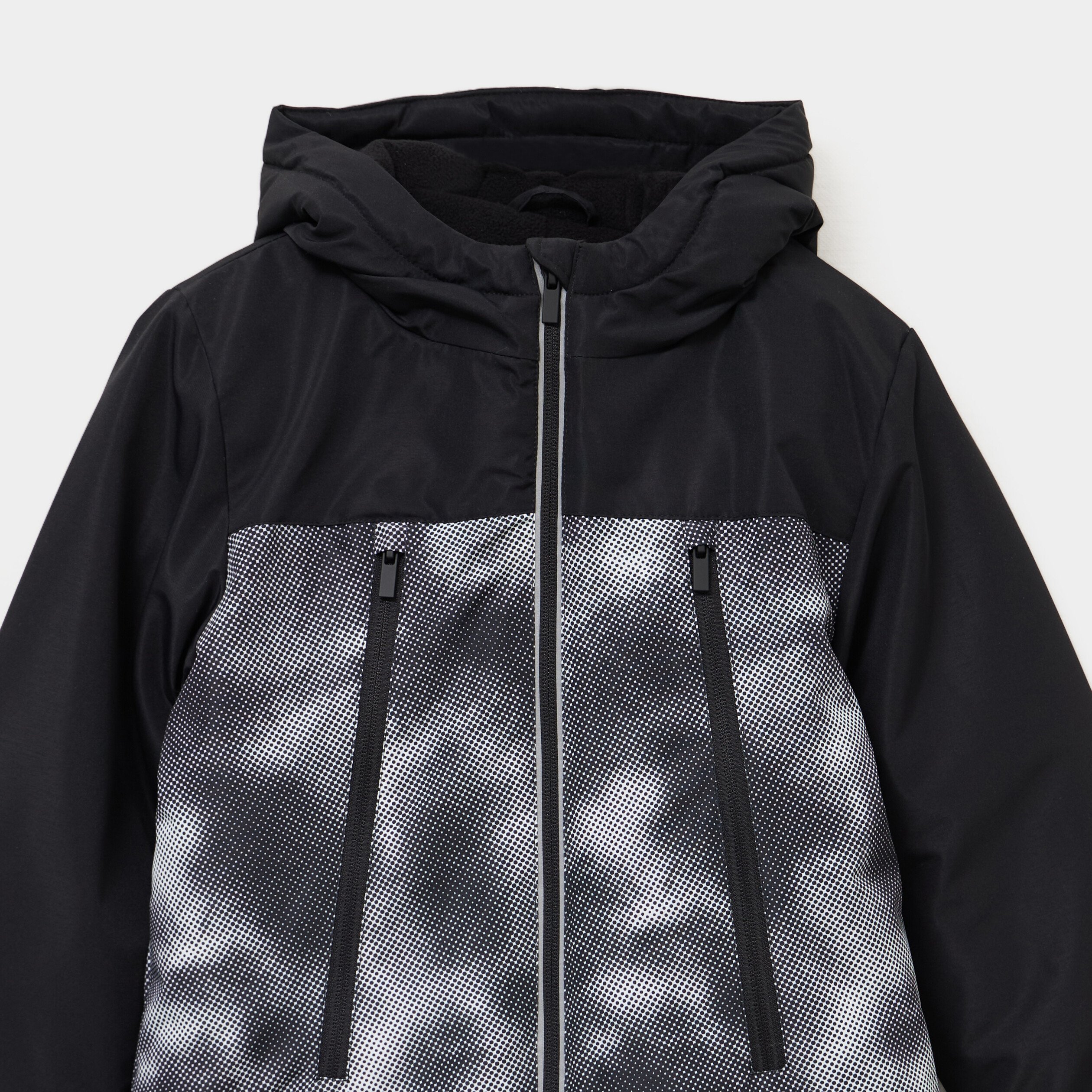 veste zippee a capuche noir garcon Veste zippée à capuche noir garçon