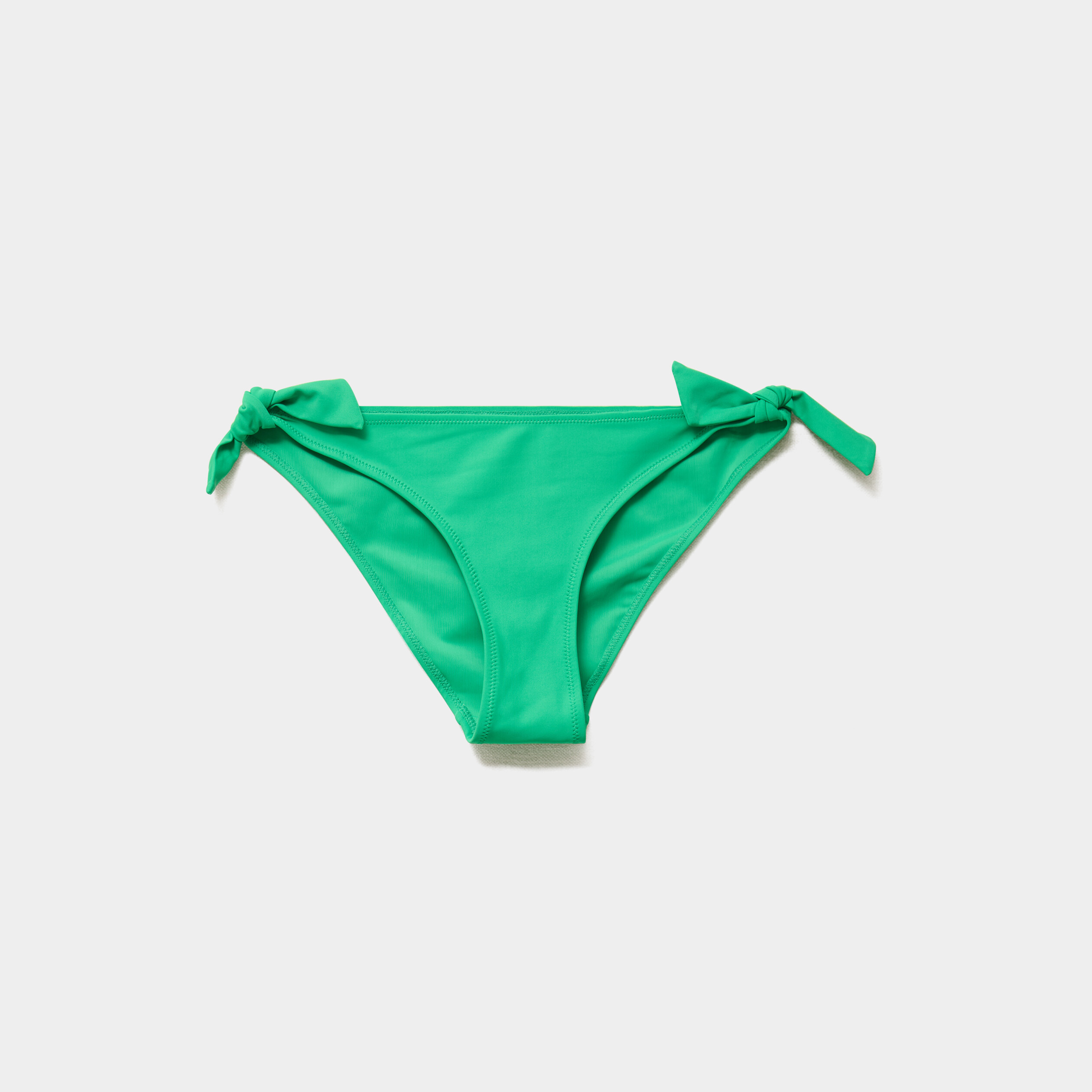 Bas de maillot de bain d&eacute;tails noeuds vert menthe femme