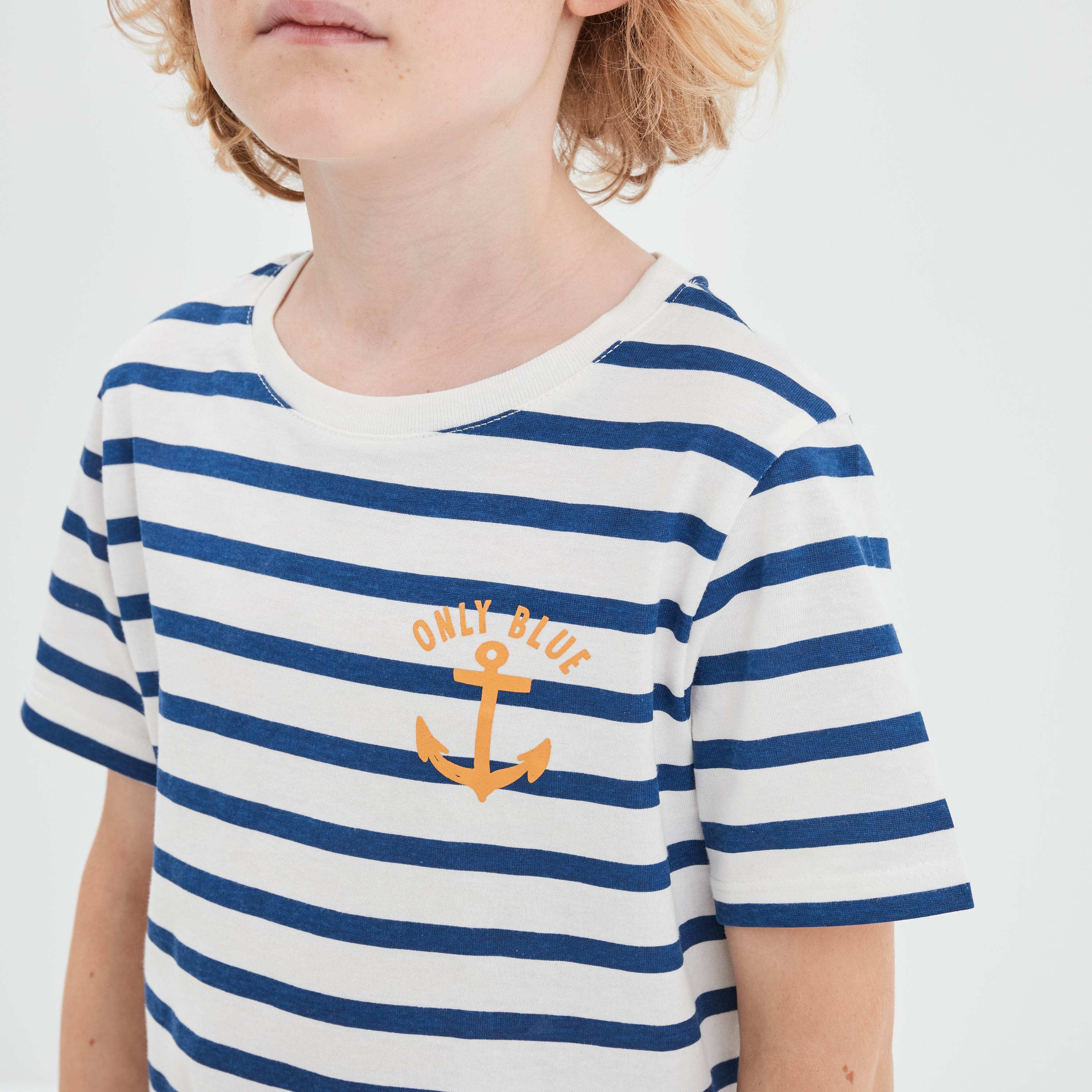 t shirt manches courtes coton ecru garcon T-shirt manches courtes coton ecru garçon