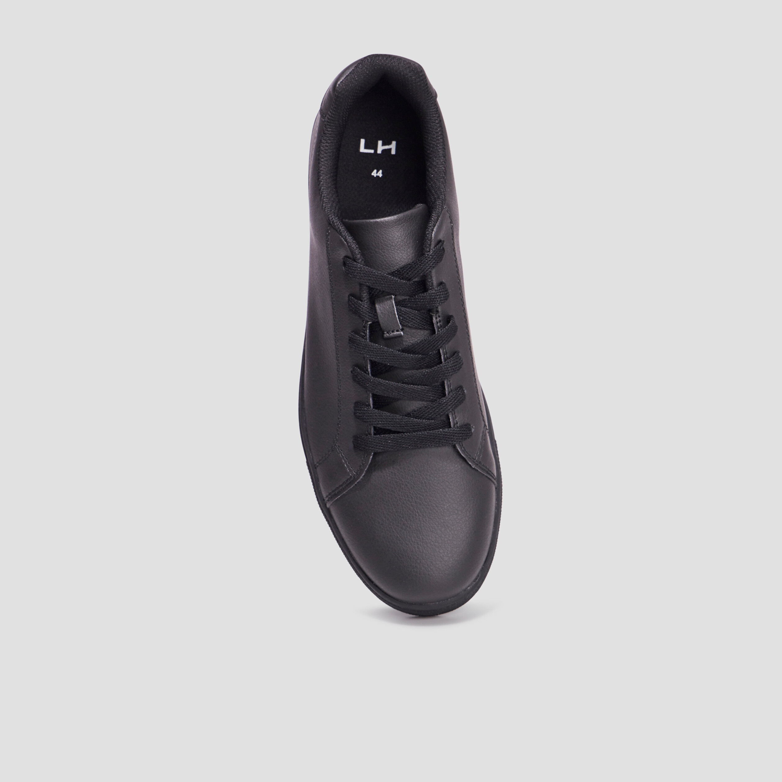 Baskets Homme BABISTA – Cuir Et Textile Noir, Lacets, Pointures 41 à 44, Neuves