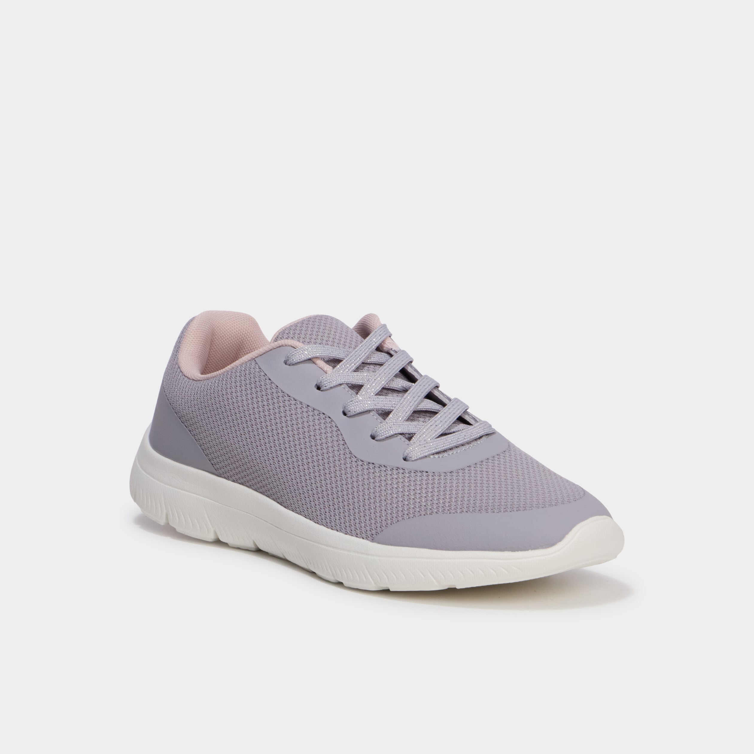 Baskets running mauve femme