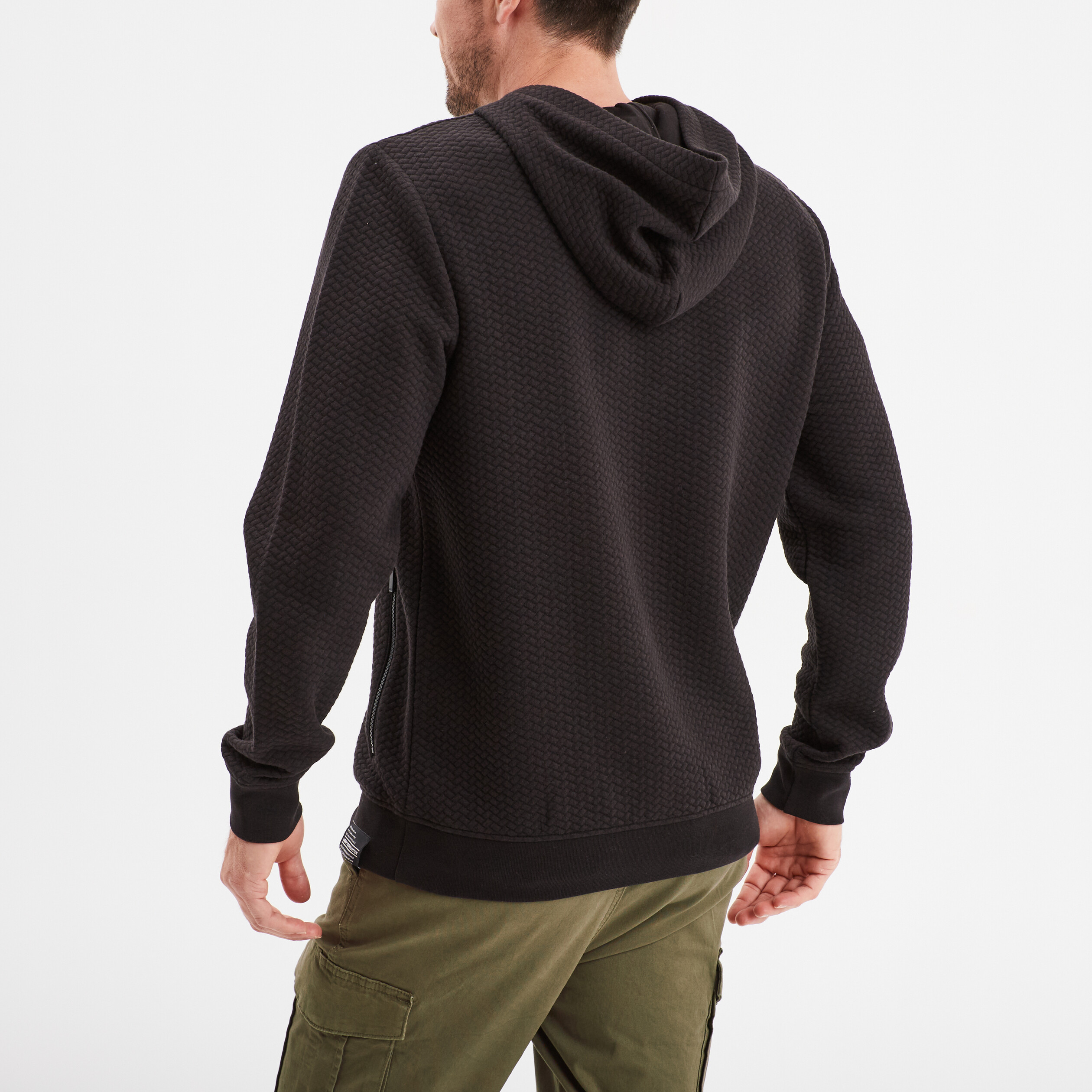 Nike Sweat à Capuche NSW Tech Fleece 24 FZ - Kaki/Noir