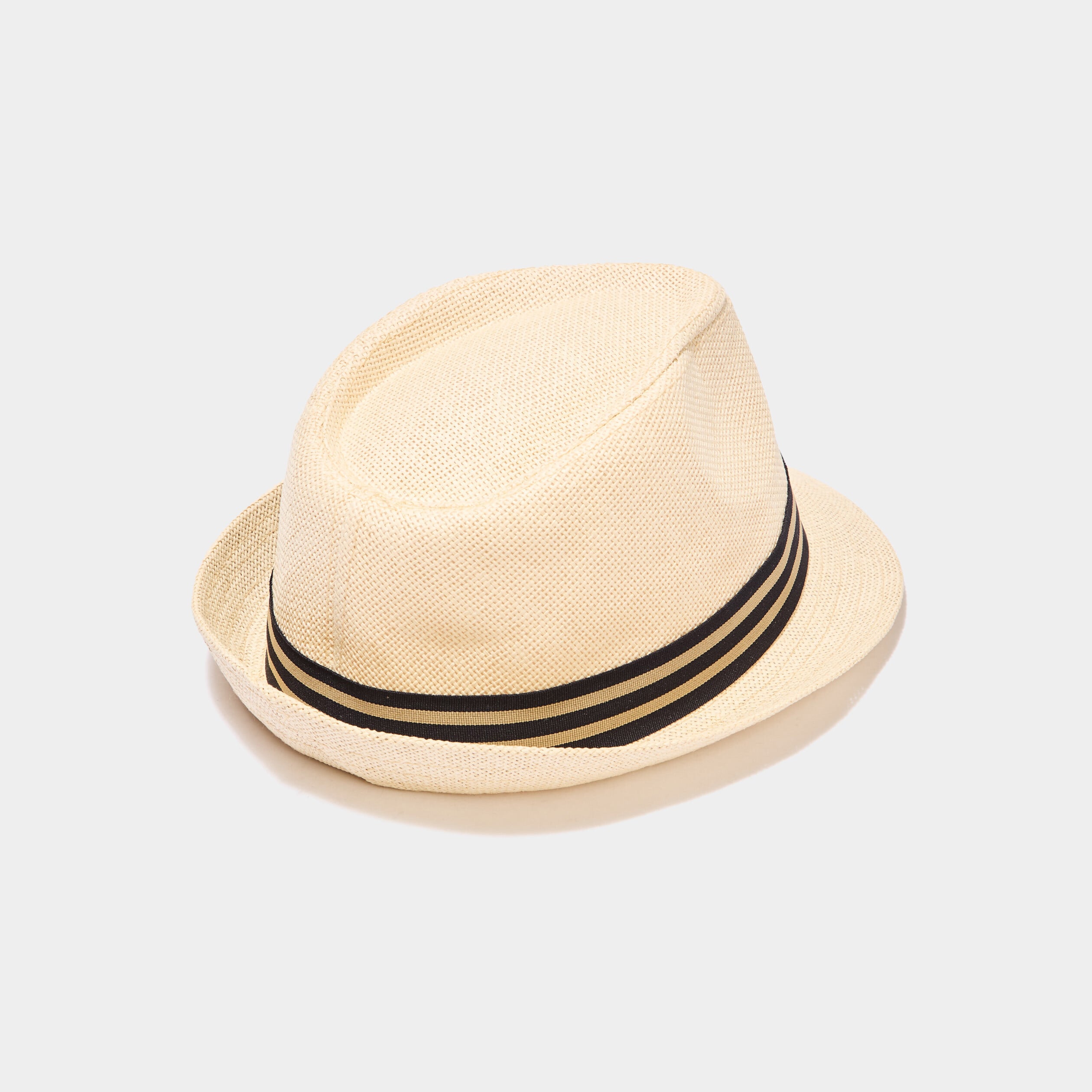 Chapeau trilby tress&eacute; sable homme