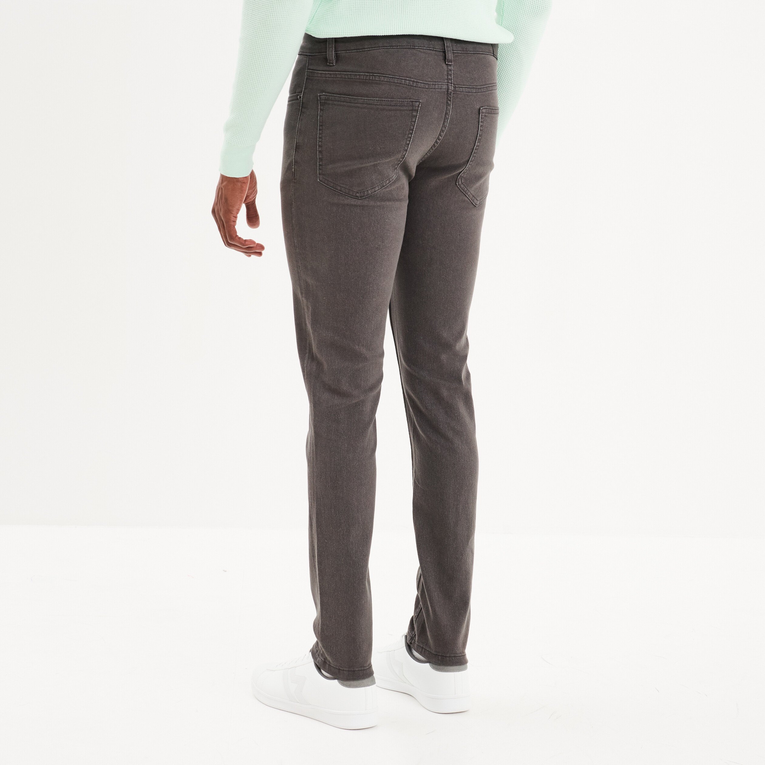 jeans gris homme