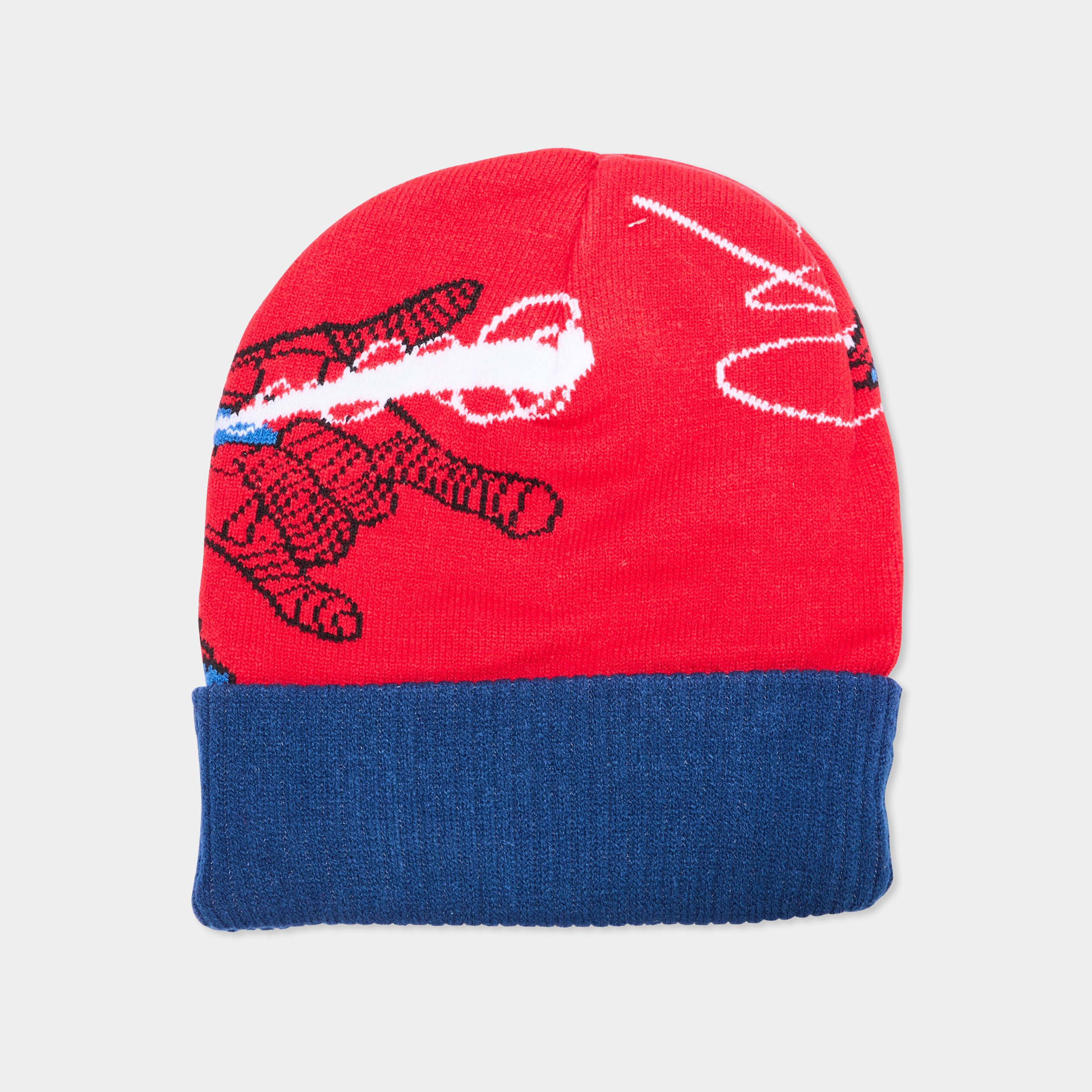 ensemble bonnet et gants spider man bleu marine garcon Ensemble bonnet et gants Spider-Man bleu marine garçon