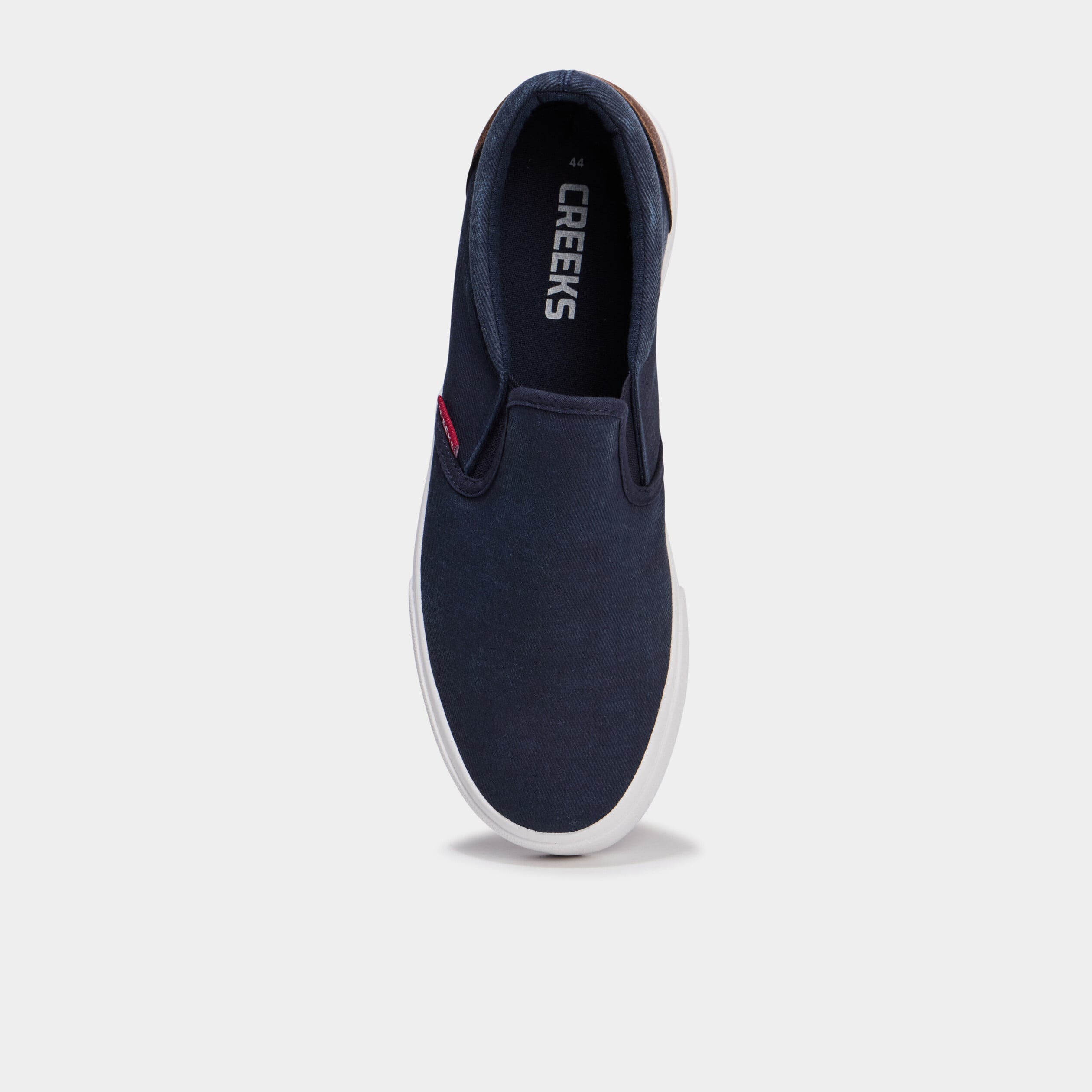 Tennis basses en toile bleu marine homme