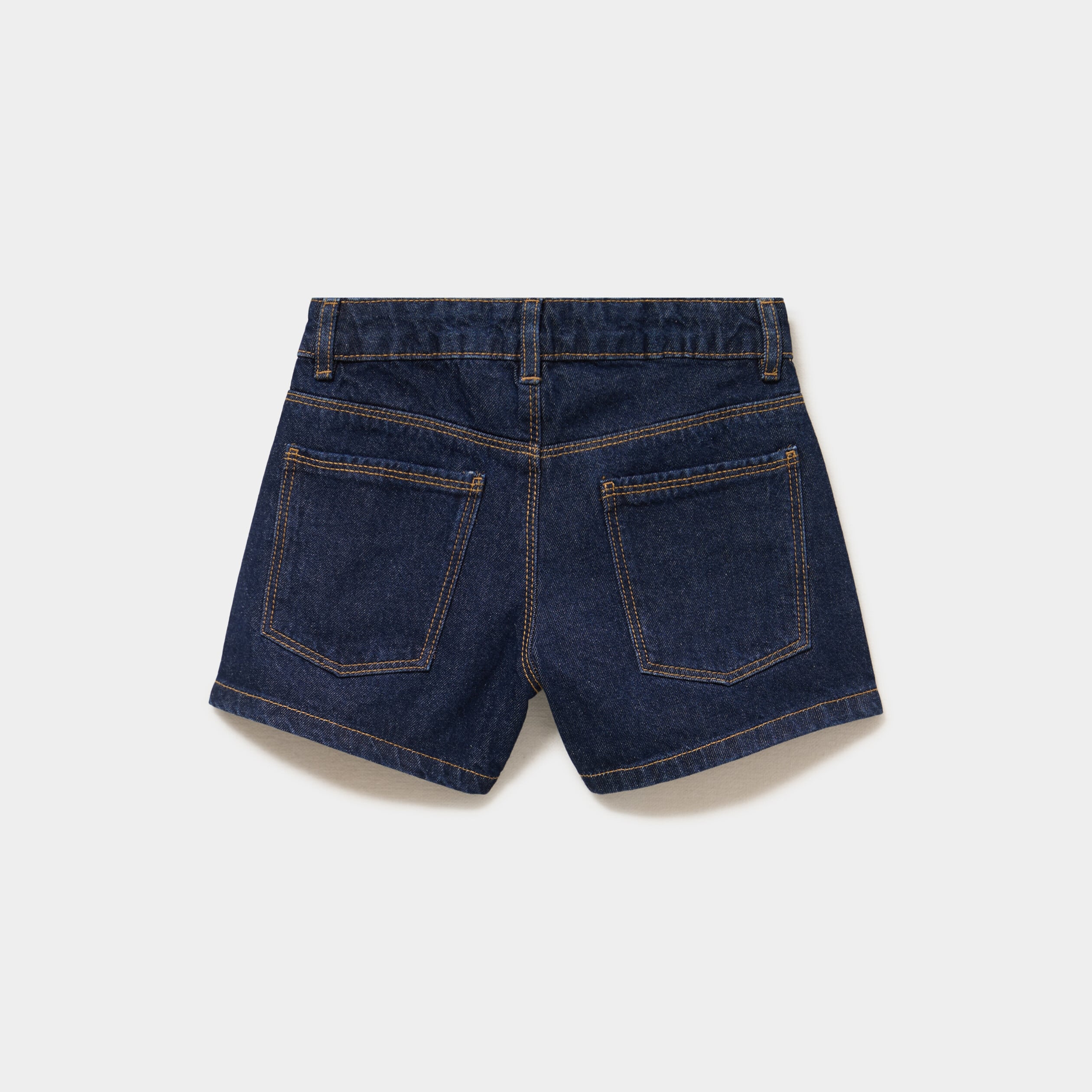 Short en jean taille ajustable coton denim brut fille
