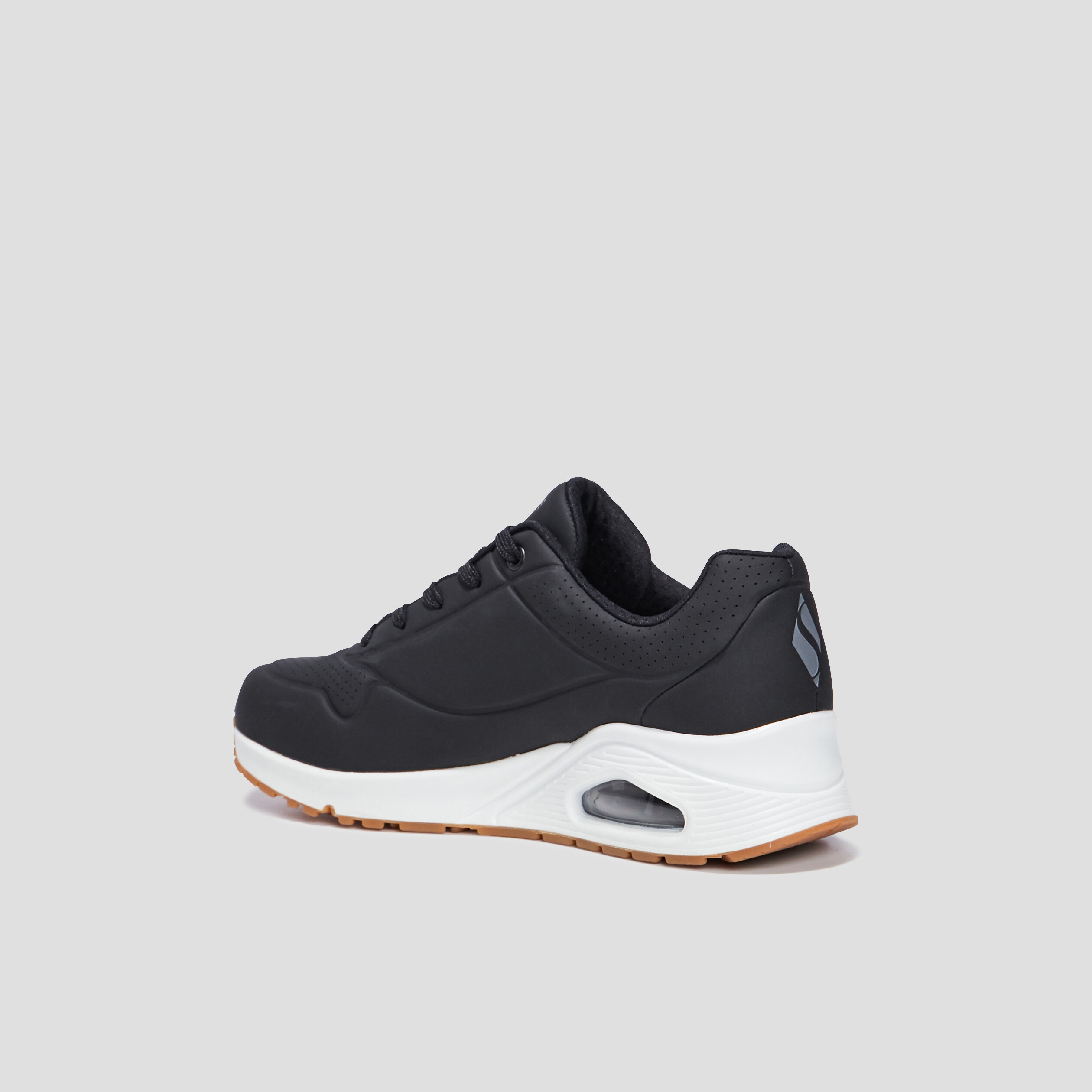 baskets running a lacets skechers uno noir femme Baskets running à lacets Skechers Uno noir femme