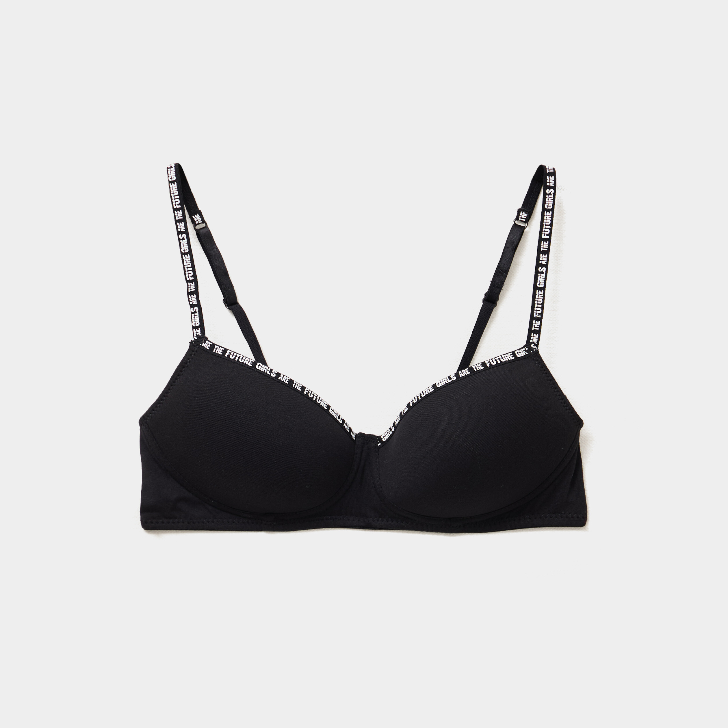 soutien gorge triangle padde noir femme Soutien-gorge triangle paddé noir femme