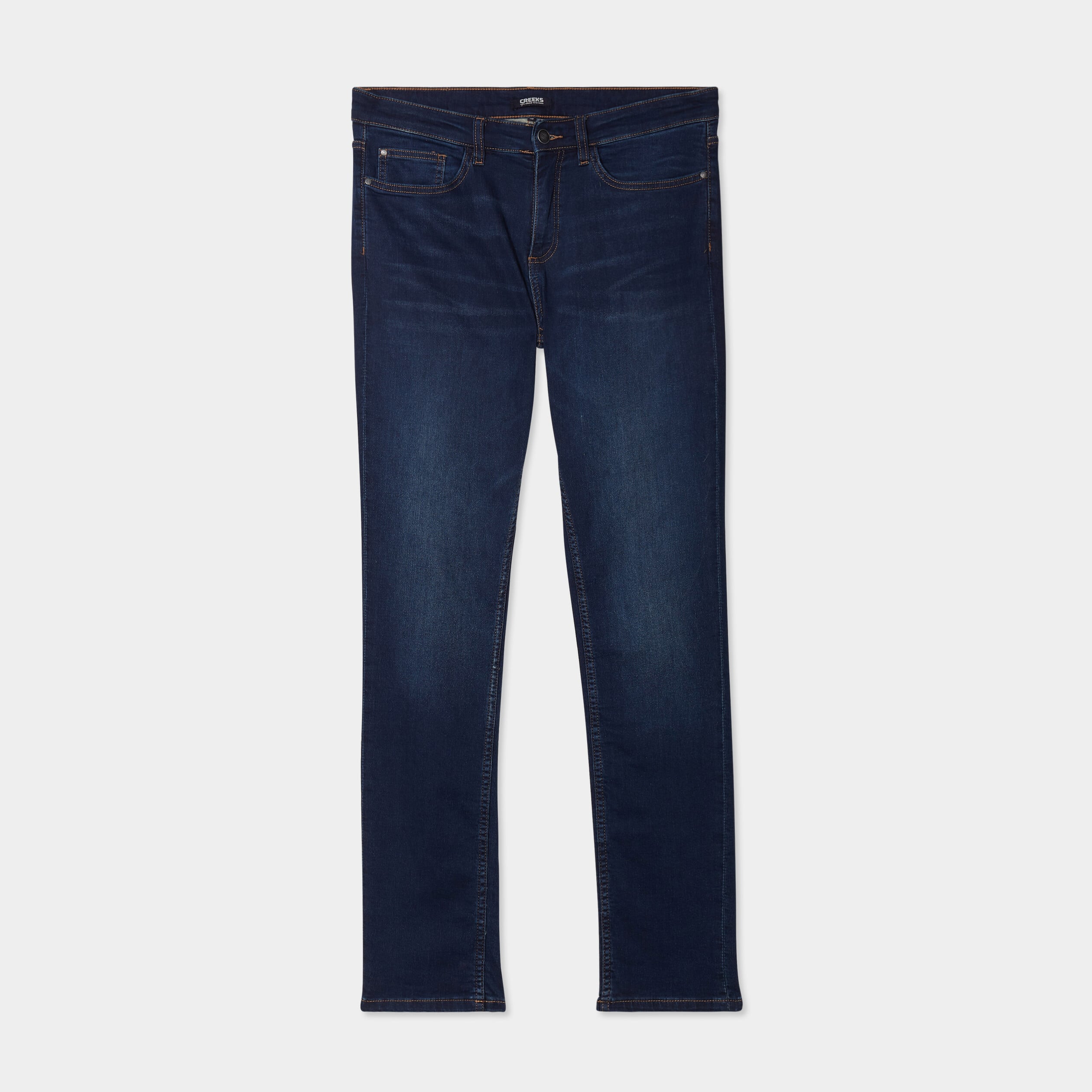 Jean stretch coupe slim denim brut homme