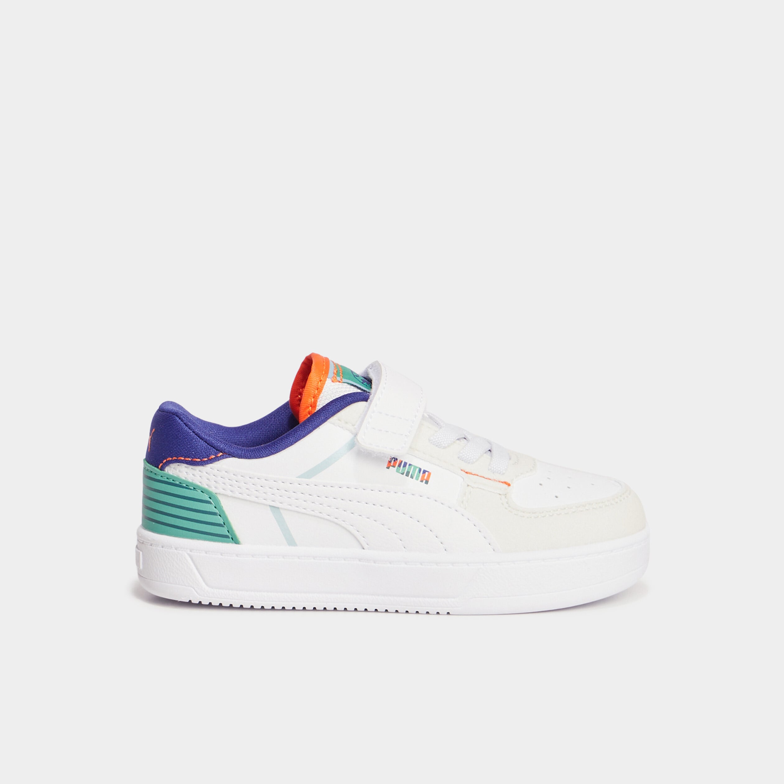 Tennis basses &agrave; scratchs Puma Caven 2.0 blanc gar&ccedil;on