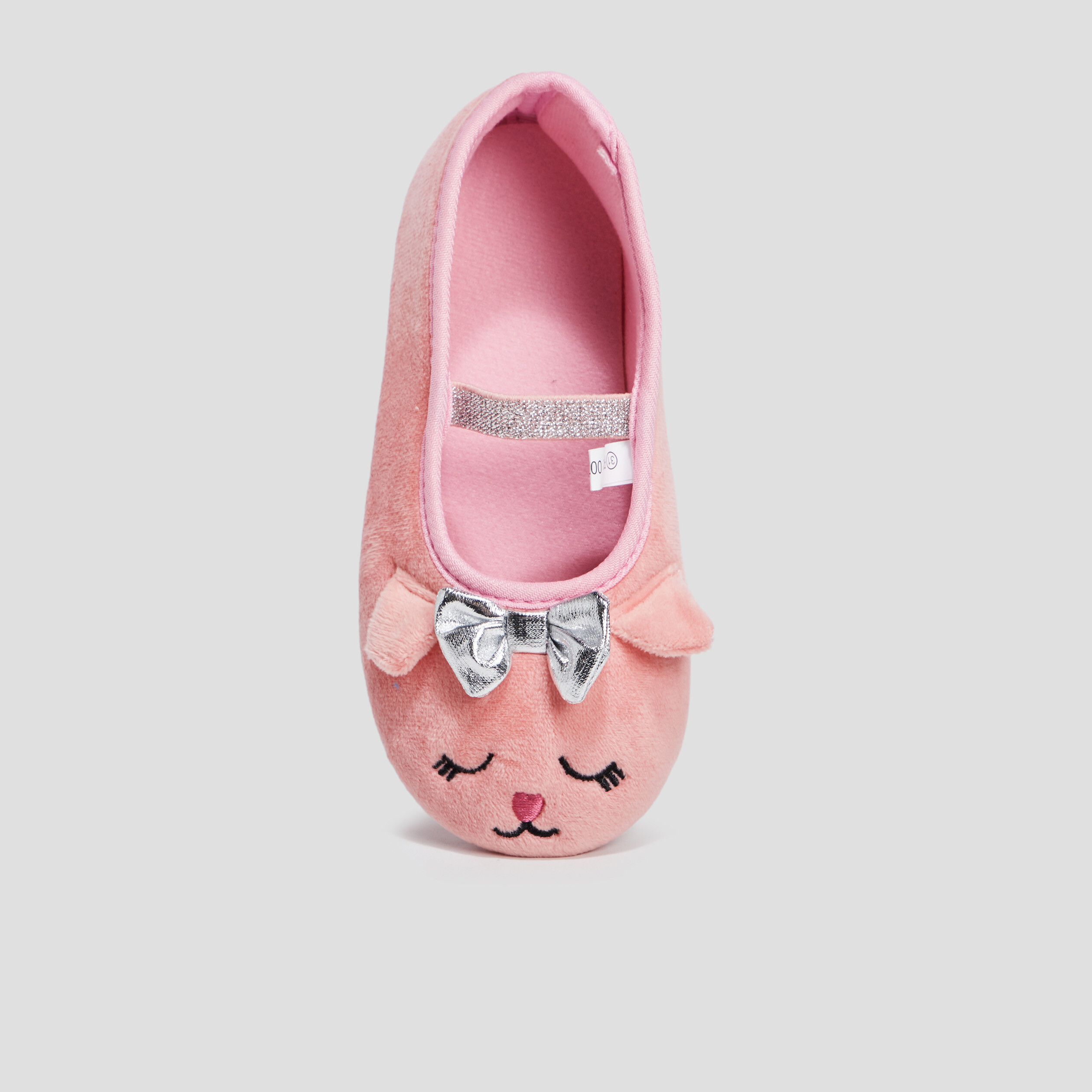 chaussons fille ballerines imprimees stitch - disney rose fille